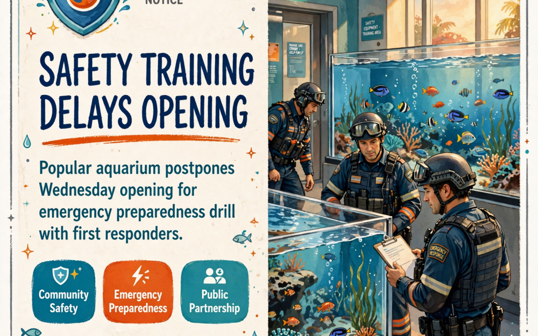 🚨 Tennessee Aquarium Delays Opening Wednesday for First Responder Training Exercise
