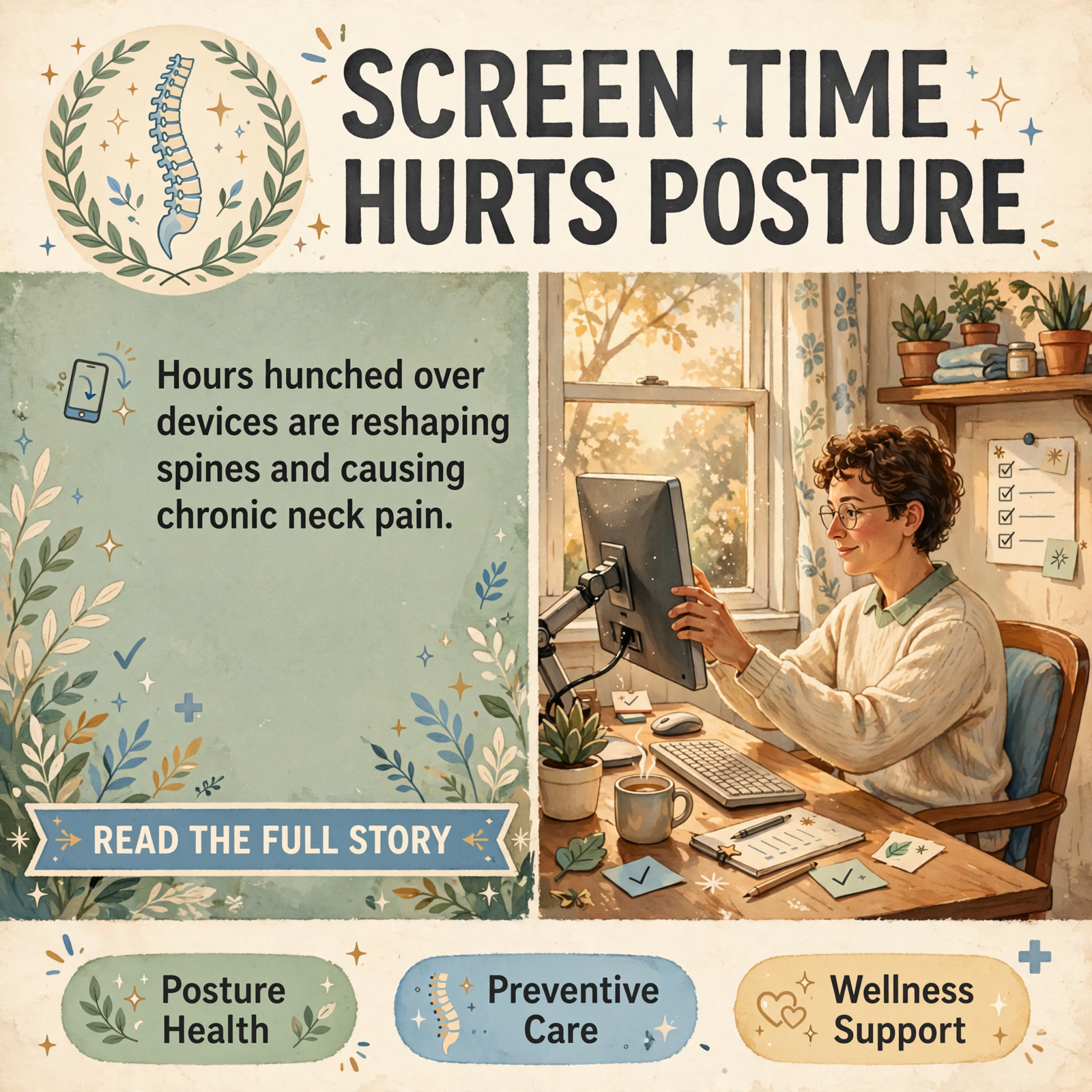 🖥️ Tech Neck Alert: How Screen Time Is Affecting Your Posture in Monteagle — Featured Image Featured image for "🖥️ Tech Neck Alert: How Screen Time Is Affecting Your Posture in Monteagle"