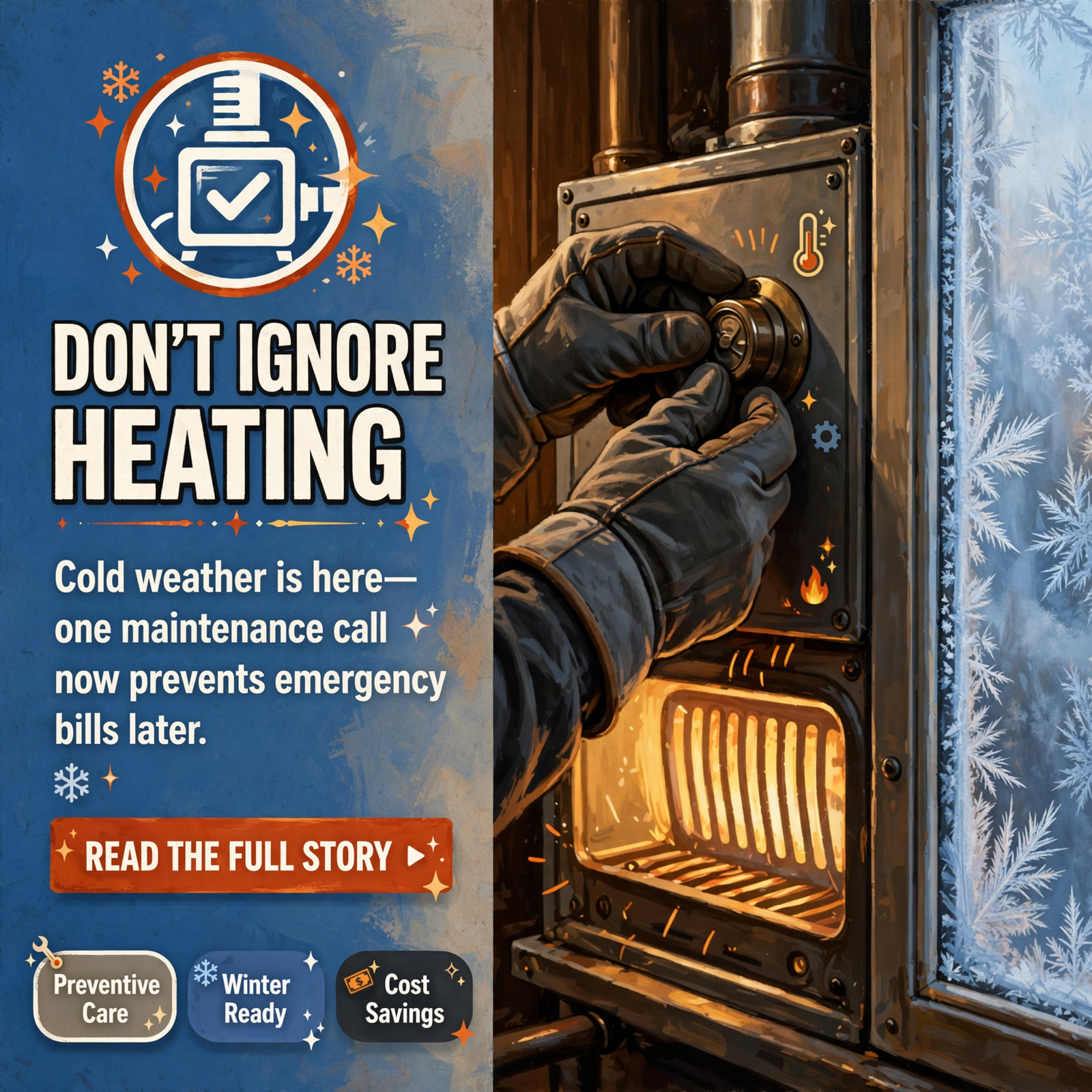 Featured image for "🥶 Fall Weather Arrives: Time to Prepare Your Heating System for the Season"