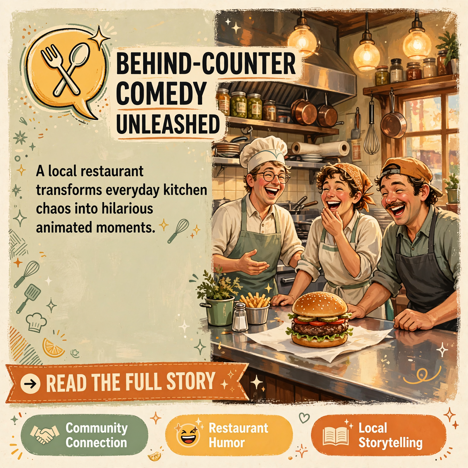 Featured image for "🍔 Tammy's Market Launches Animated Comedy Series Celebrating Restaurant Life"