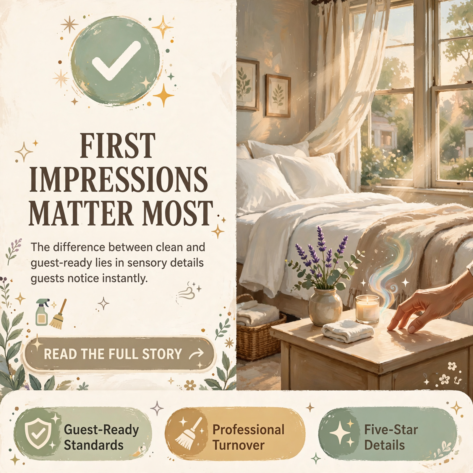 Featured image for "🏡 The Difference Between Clean and Guest-Ready: What Vacation Rental Hosts in Jasper Should Know"