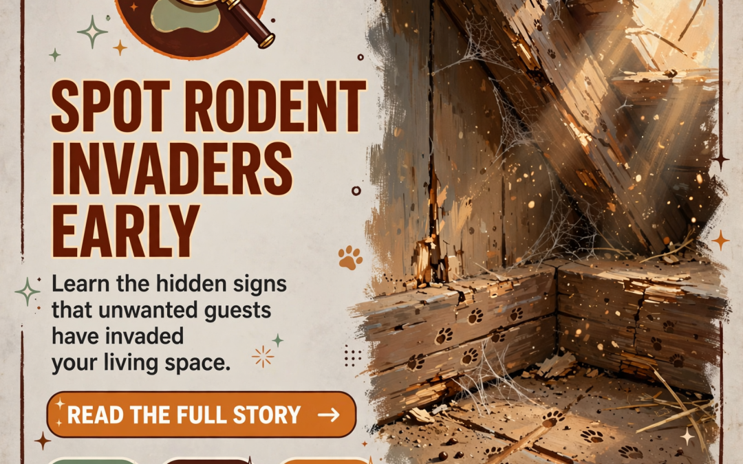 🔎 How to Spot Early Signs of Rodent Activity in Your Home