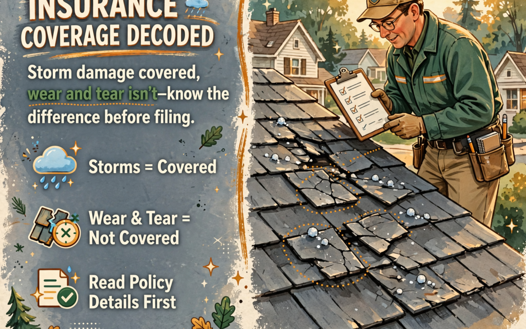 🏠 What Your Homeowner’s Insurance Actually Covers on Your Roof – And What It Doesn’t