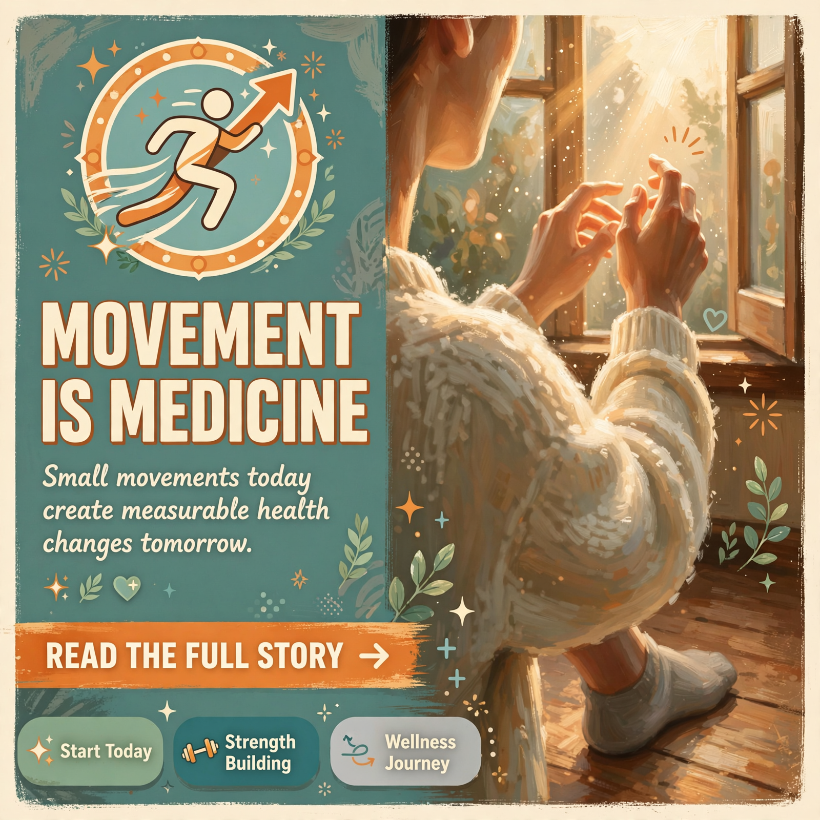 πββοΈ Movement Is Medicine – A Reminder to Keep Your Body Active β Featured Image Featured image for "πββοΈ Movement Is Medicine - A Reminder to Keep Your Body Active"