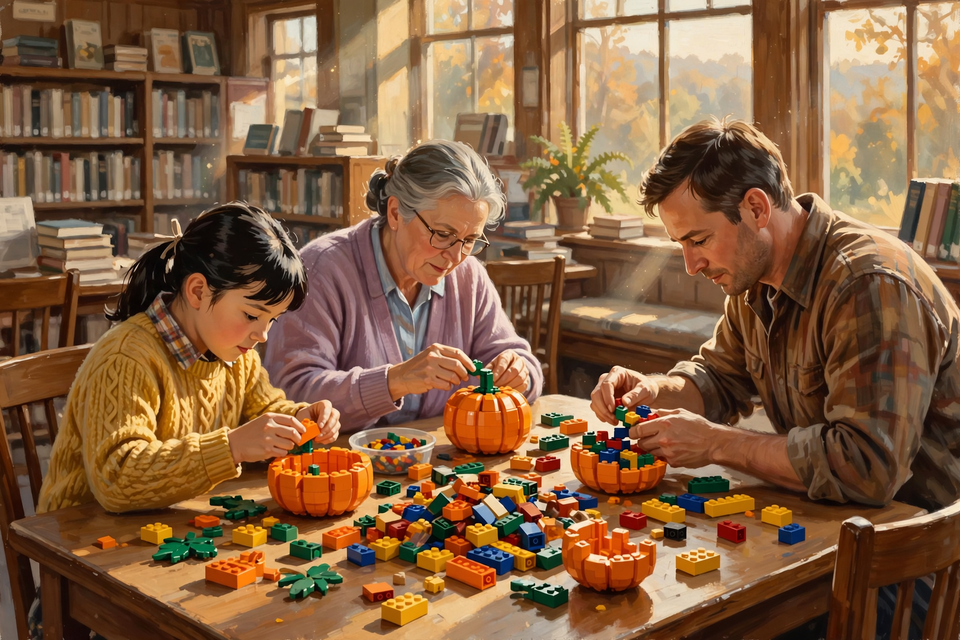 Illustration for 📚 This Afternoon and Evening: LEGO Night, Book Club and More