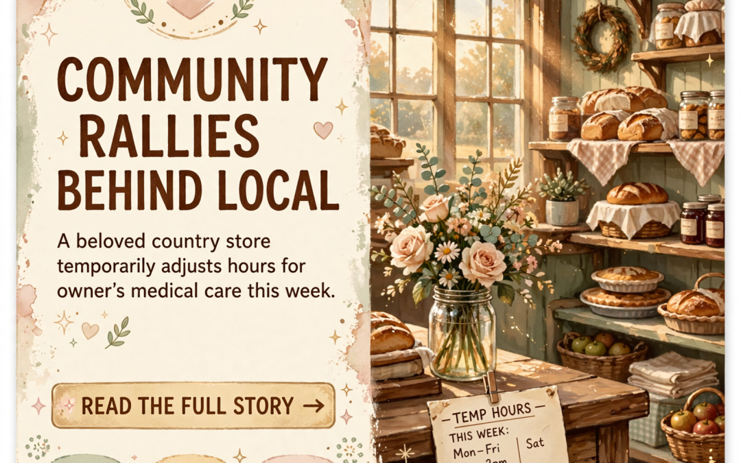 🏪 Table to Grace Country Store Adjusts Hours This Week for Medical Care