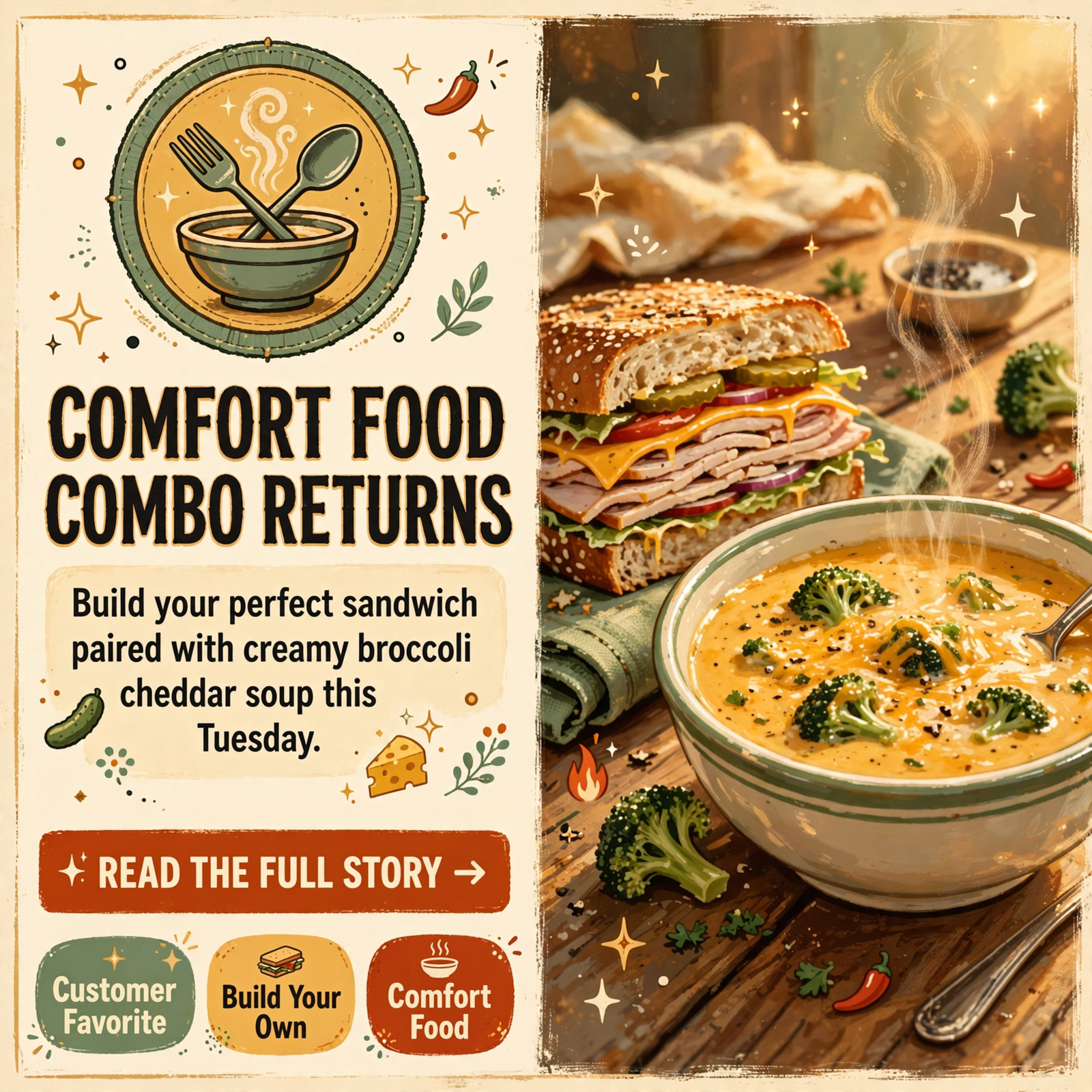 Featured image for "🥣 Broccoli Cheddar Soup & Custom Deli Sandwiches Return to Off the Farm Barbque in Soddy Daisy"