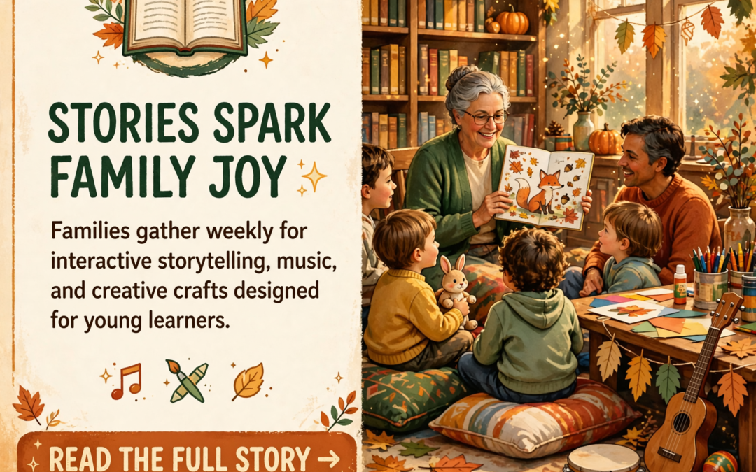 📚 Storytime Sprouts Returns with Fall-Themed Fun and Family Connection