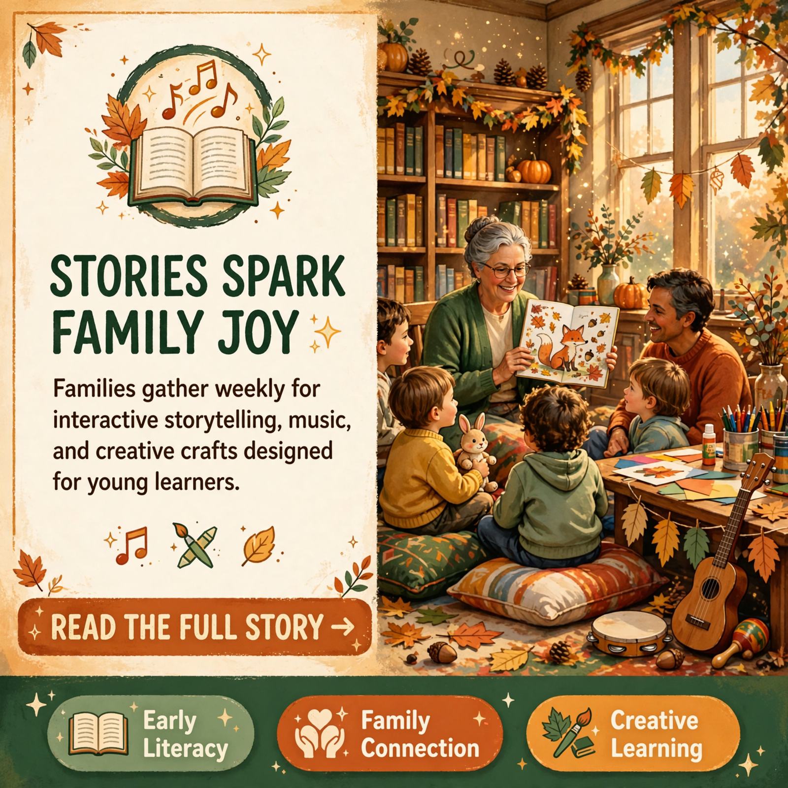 Featured image for "📚 Storytime Sprouts Returns with Fall-Themed Fun and Family Connection"
