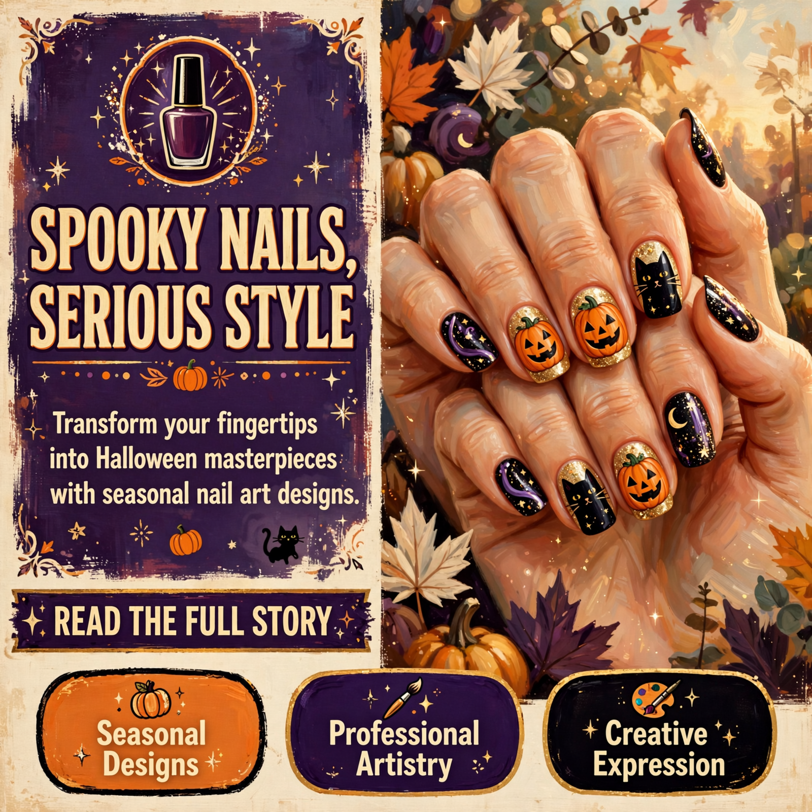 Featured image for "🎃 Get Halloween-Ready Nails at Nice Nails in Dunlap 💅"