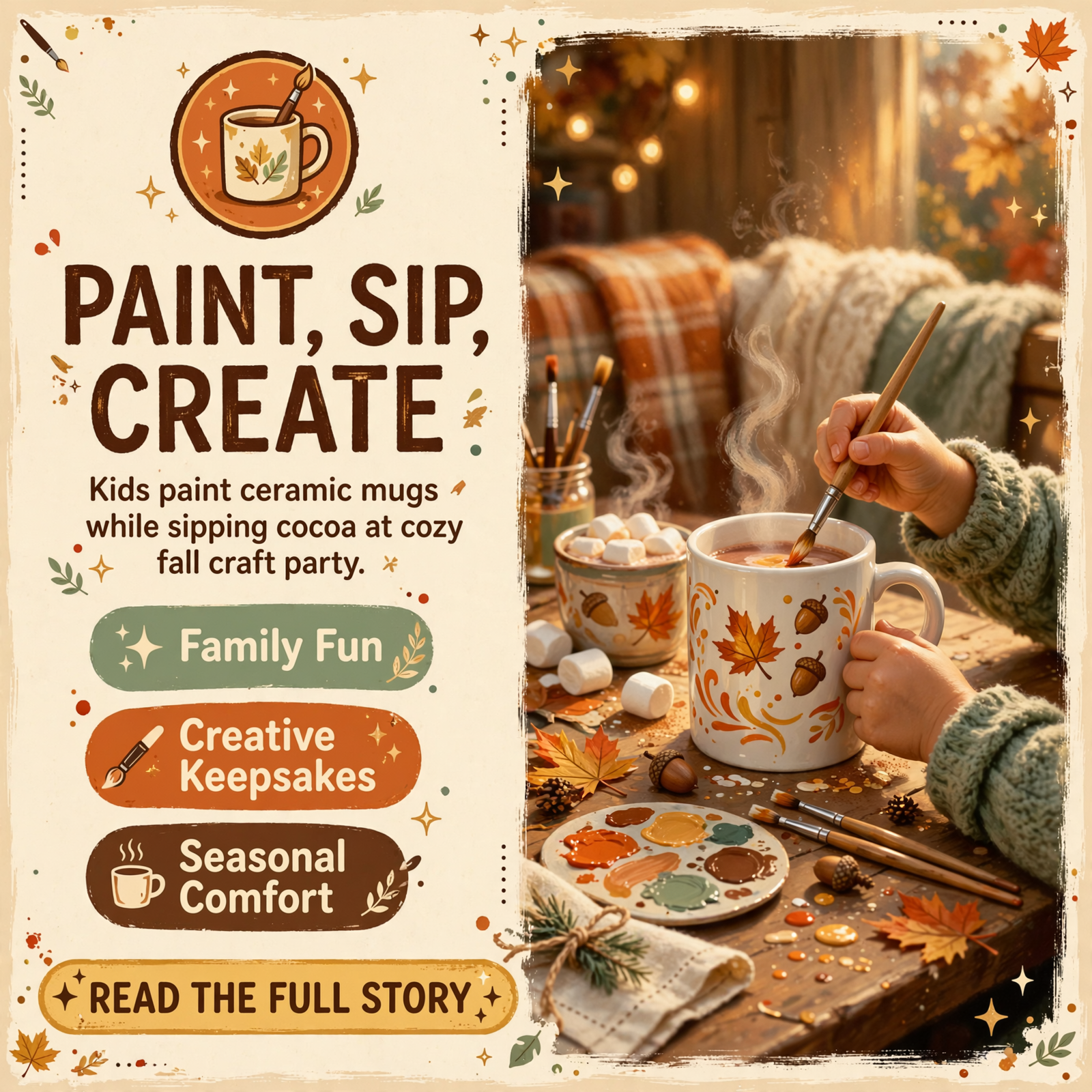 Featured image for "🎨 Mugs, Marshmallows & Memories: Cozy Kids' Ceramics Party Coming to Dunlap"