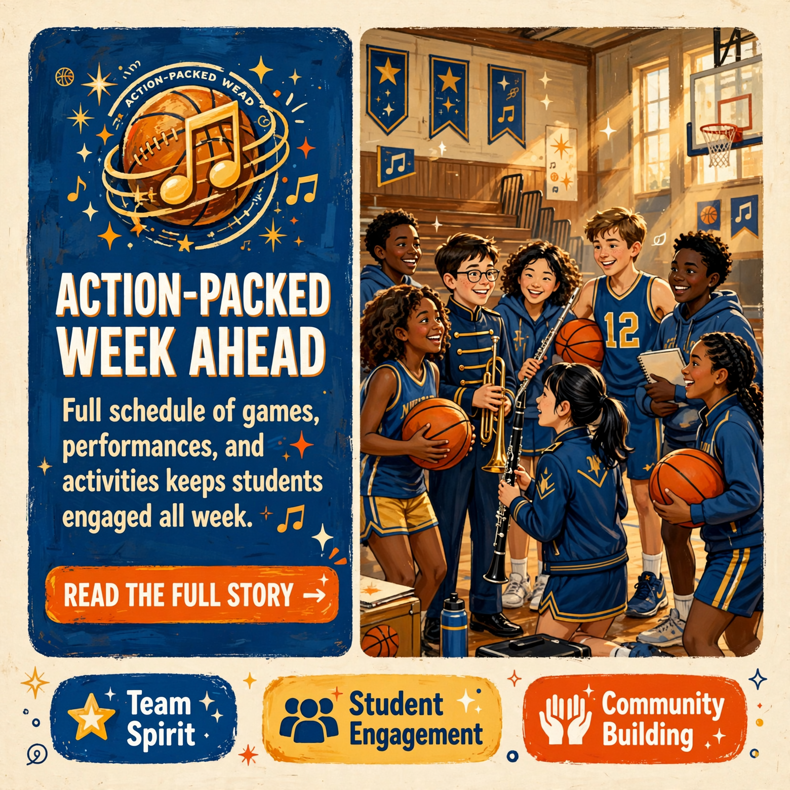 Featured image for "🏀 Sequatchie County Middle School Week Ahead: Basketball Games, Marching Band, and Dress Down Day"