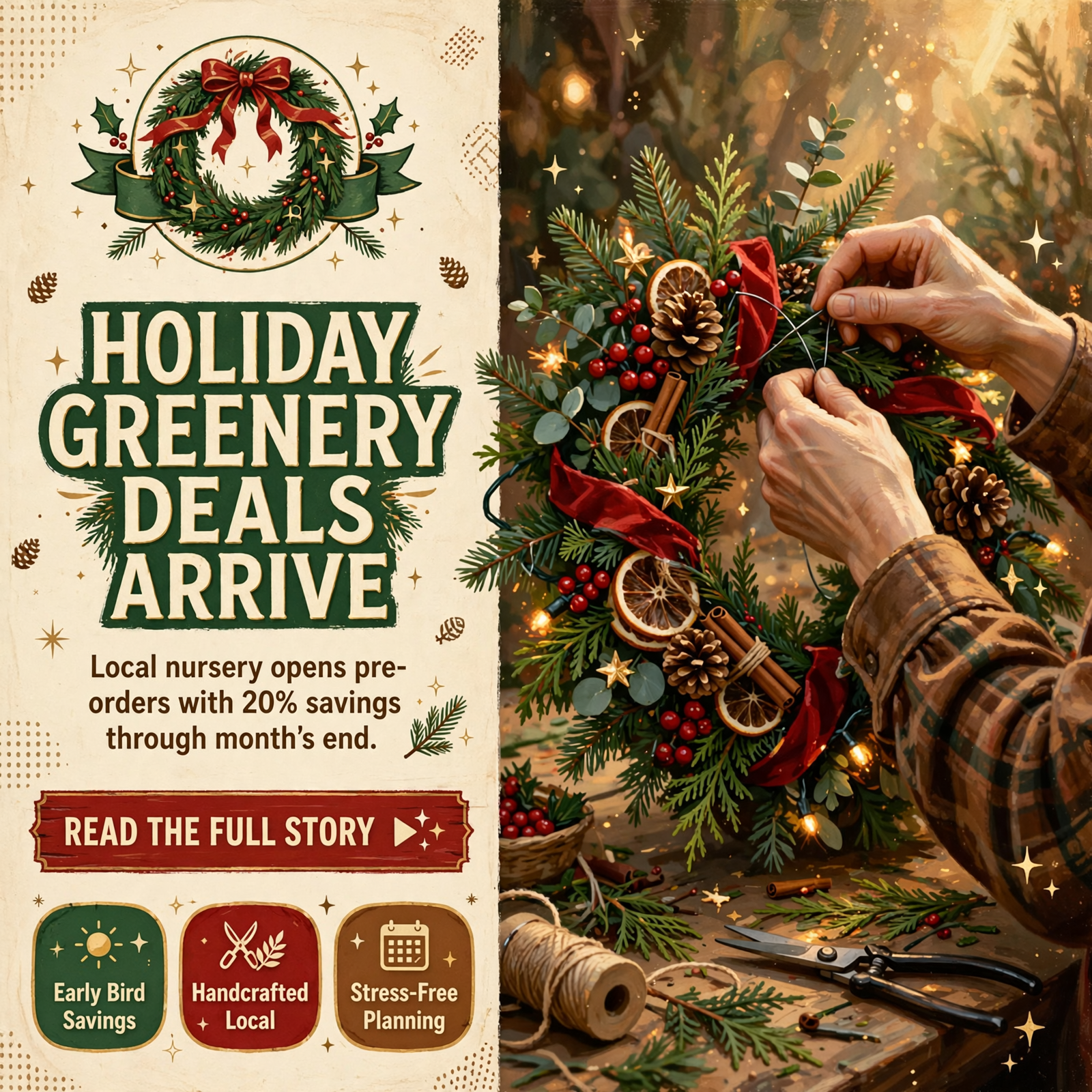 Featured image for "🎄 Holiday Wreath and Roping Pre-Orders Open in Signal Mountain - 20% Off Through October 31st"