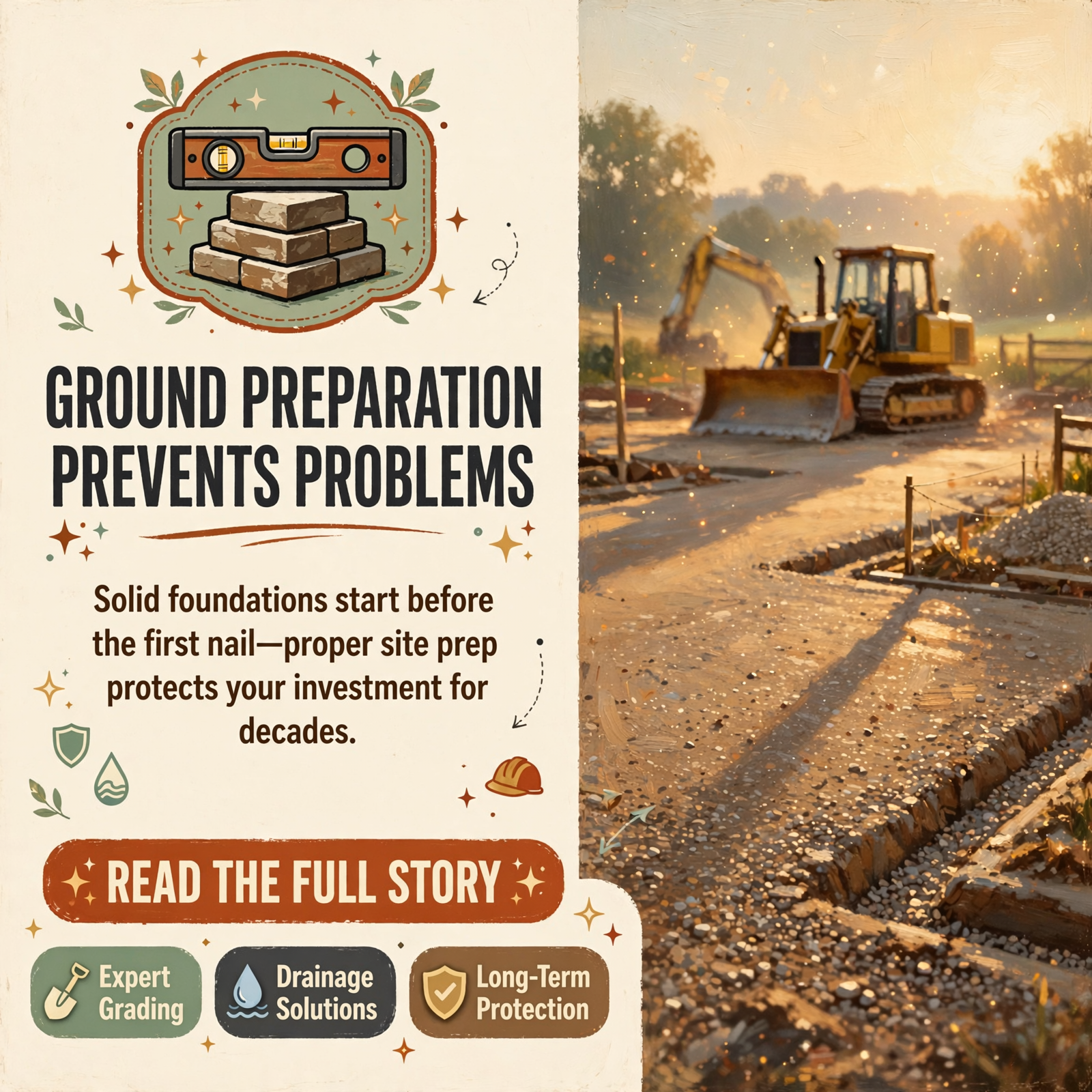 Featured image for "🏗️ Building Strong Foundations: Whitzell Excavation Prepares Ground for Outbuildings Across the Plateau"