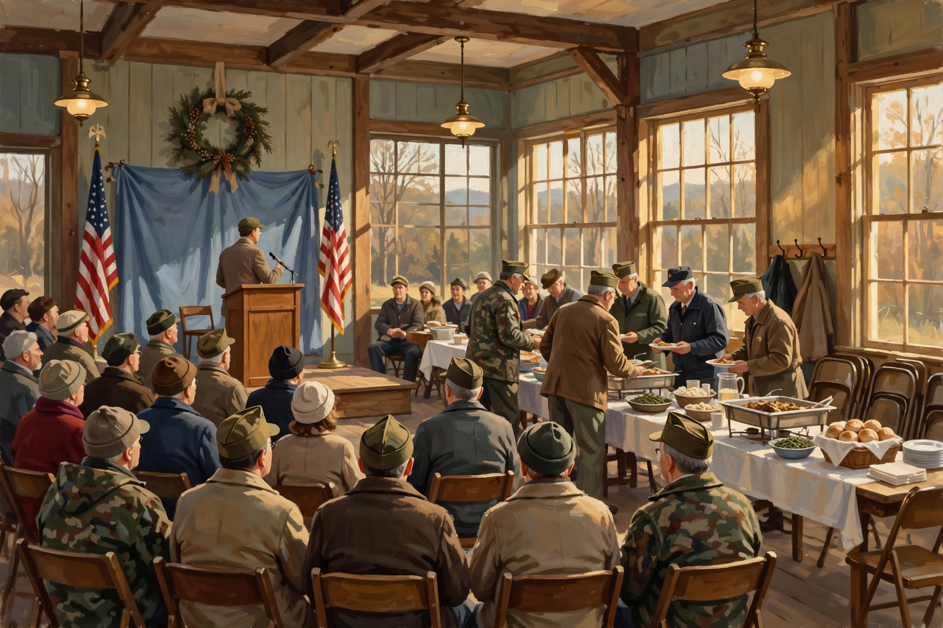 Illustration for 🇺🇸 Honor Our Veterans, Then Share a Free Lunch, at Marion County's Veterans Day Ceremony in South Pittsburg