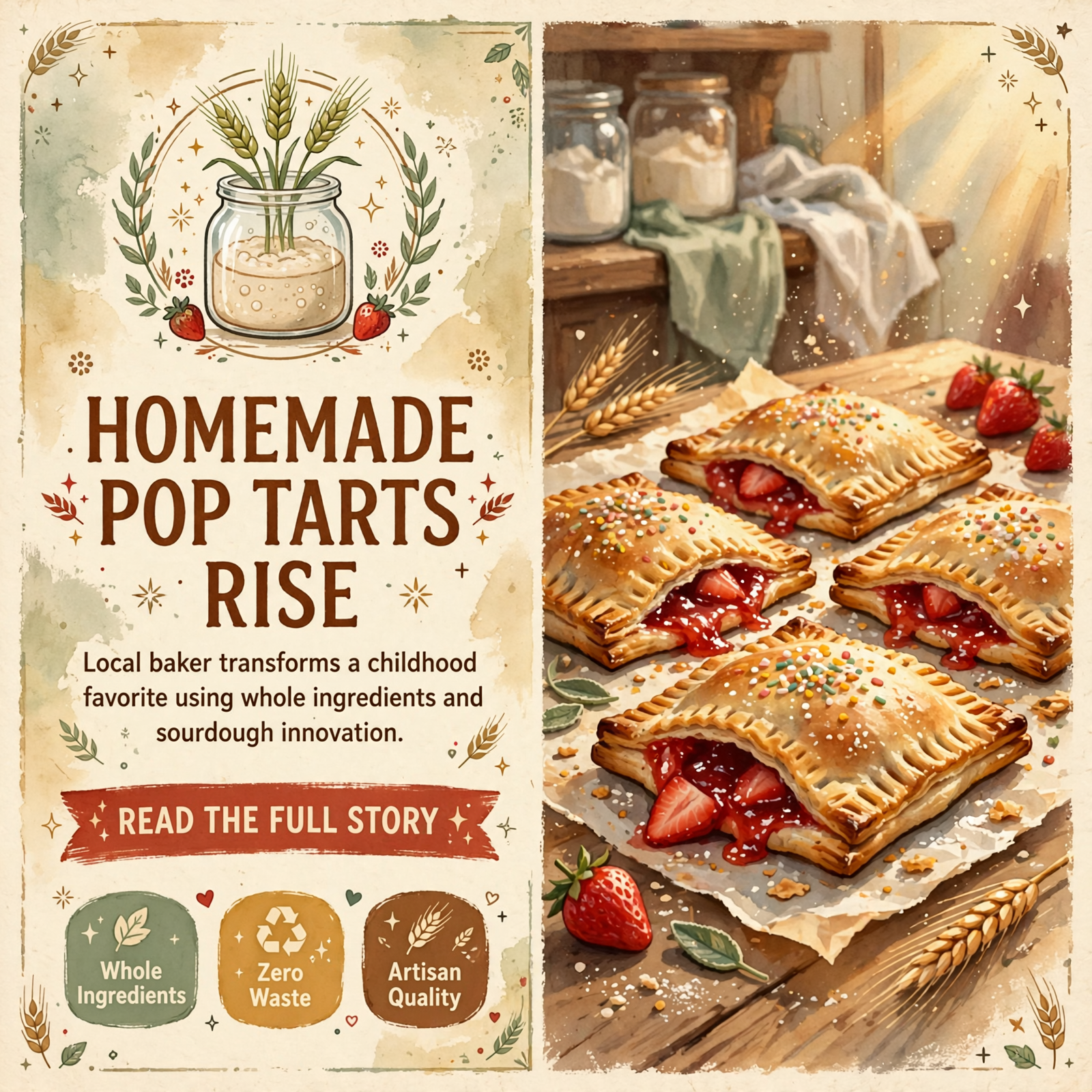 Featured image for "🥖 Susie's Sweet and Savory Sourdough Bread Tests Healthier Pop Tart Recipe"