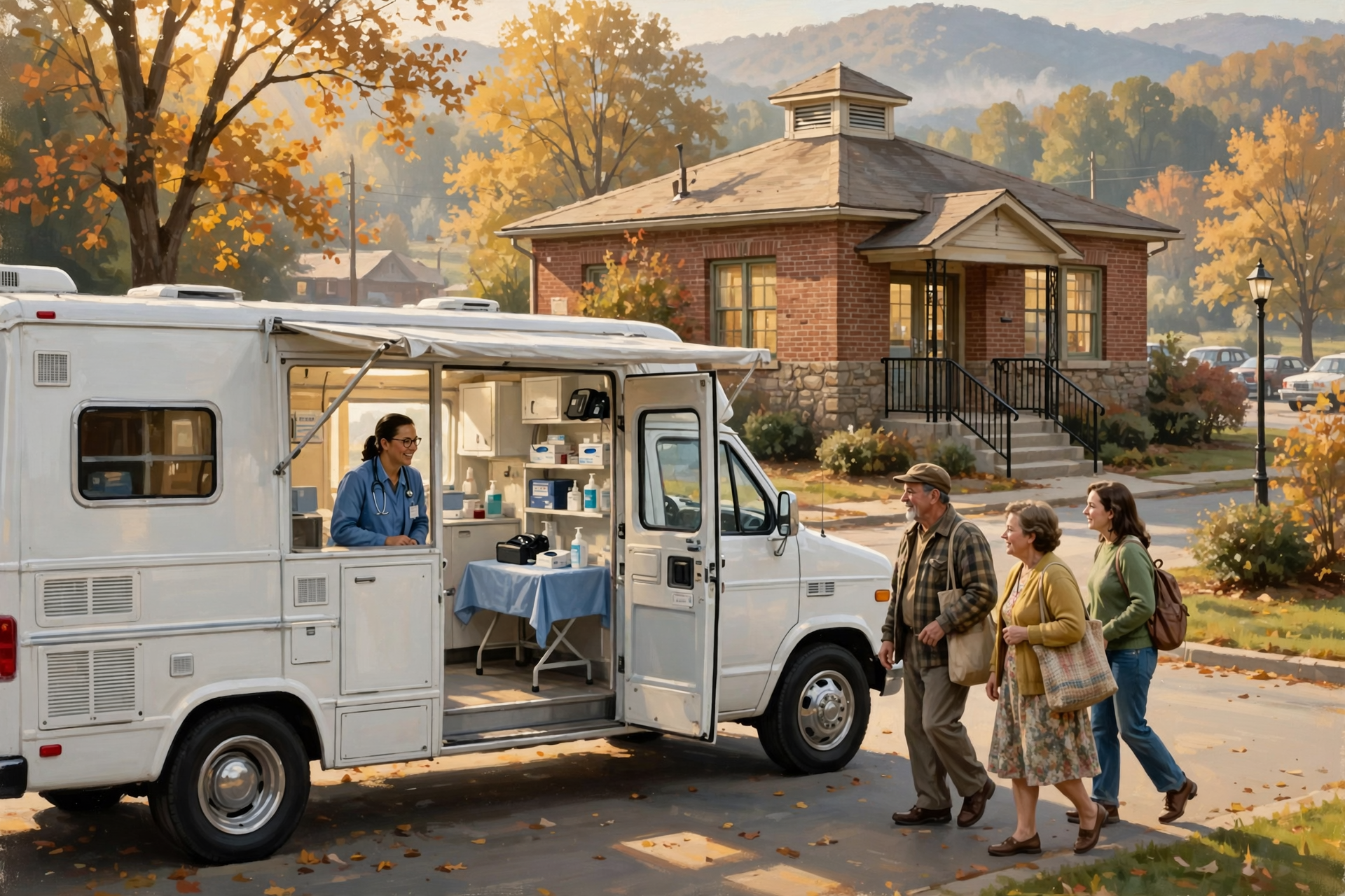 Illustration for 🚐 Thursday in Grandview: A Free Clinic and a Free Diabetes Class