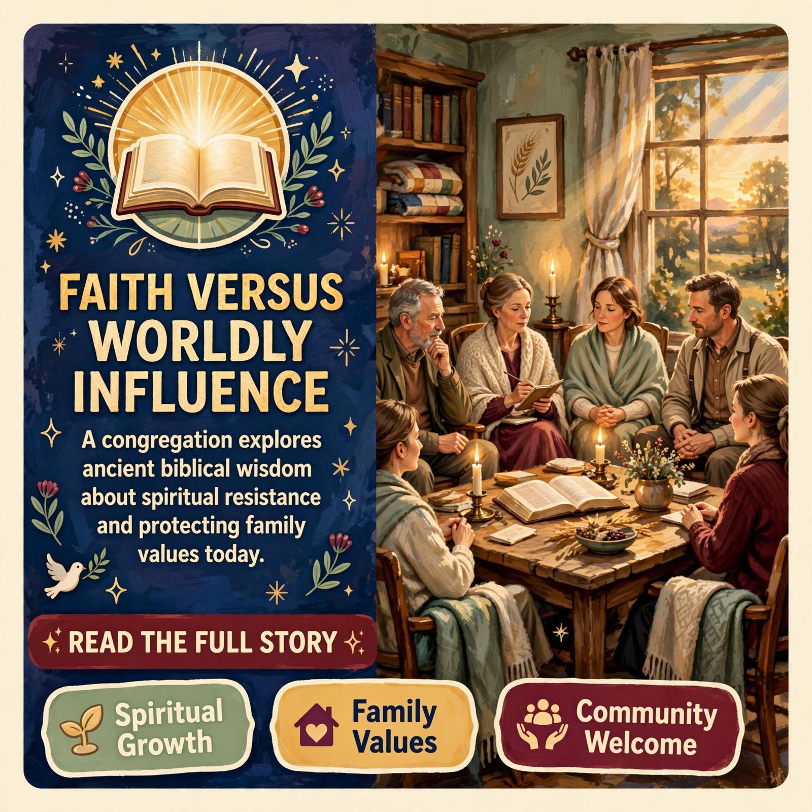 Featured image for "⚔️ Dunlap Church of Christ Examines the Battle Between Faith and Worldly Influence"