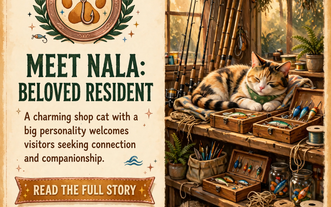 🐱 Meet Nala: The Beloved Cat of Jack’s Bait & Tackle Shop in Chattanooga