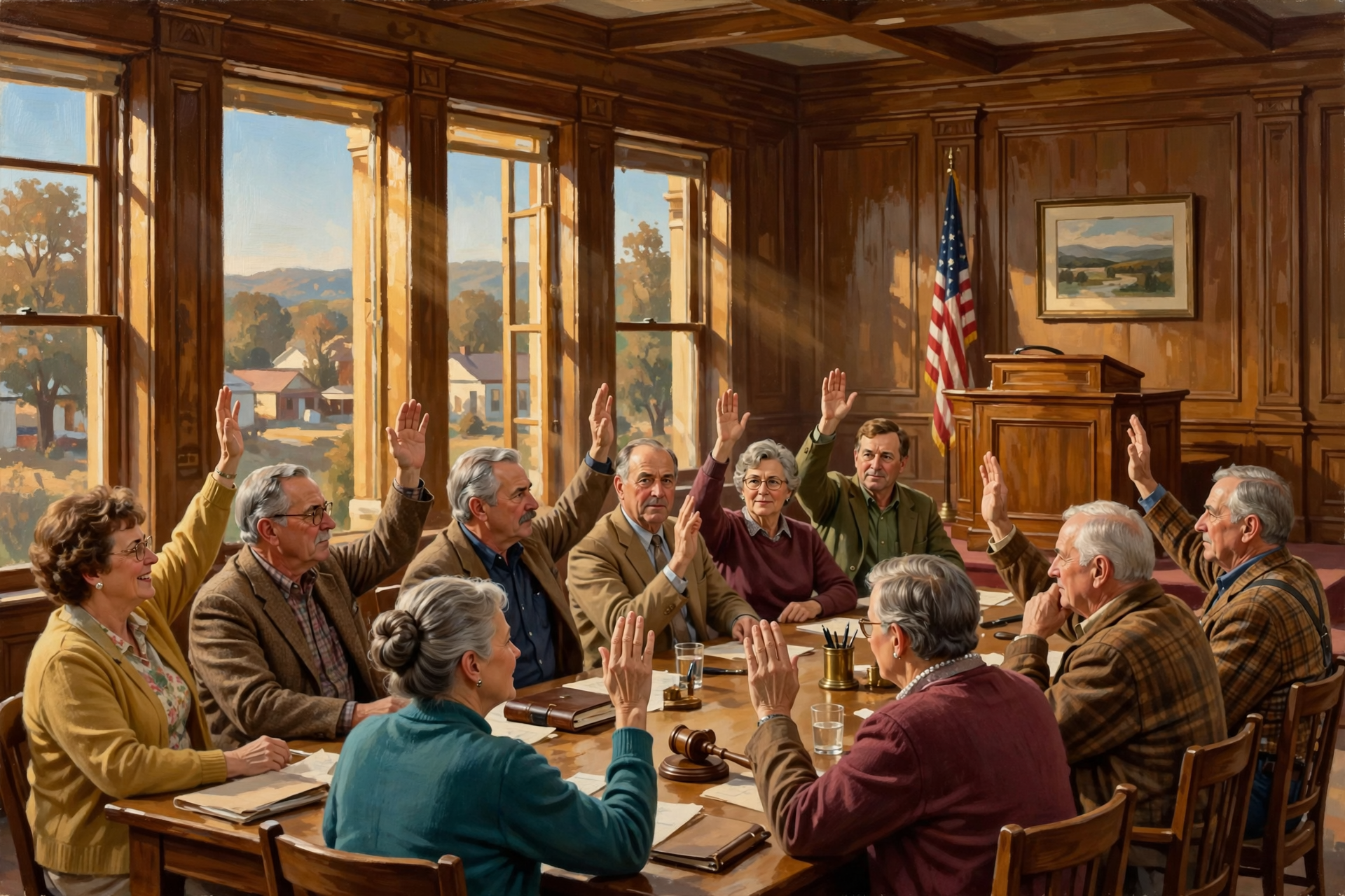 Illustration for ⚖️ Neighbors: Van Buren's Commission Reports Back With Three Unanimous Money Votes
