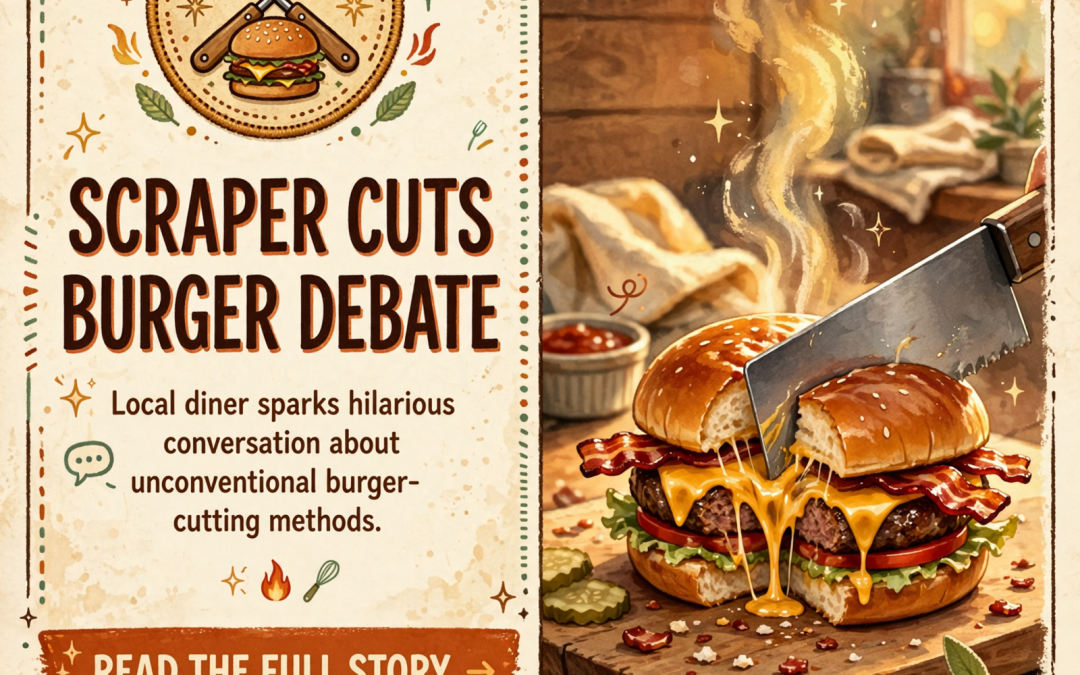 🍔 Tammy’s Market in McMinnville Sparks Playful Burger-Cutting Debate
