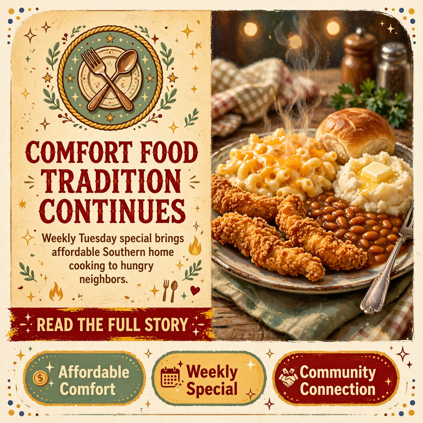 Featured image for "🍗 Tammy's Market Serves Up Tuesday Comfort Food Special in McMinnville"