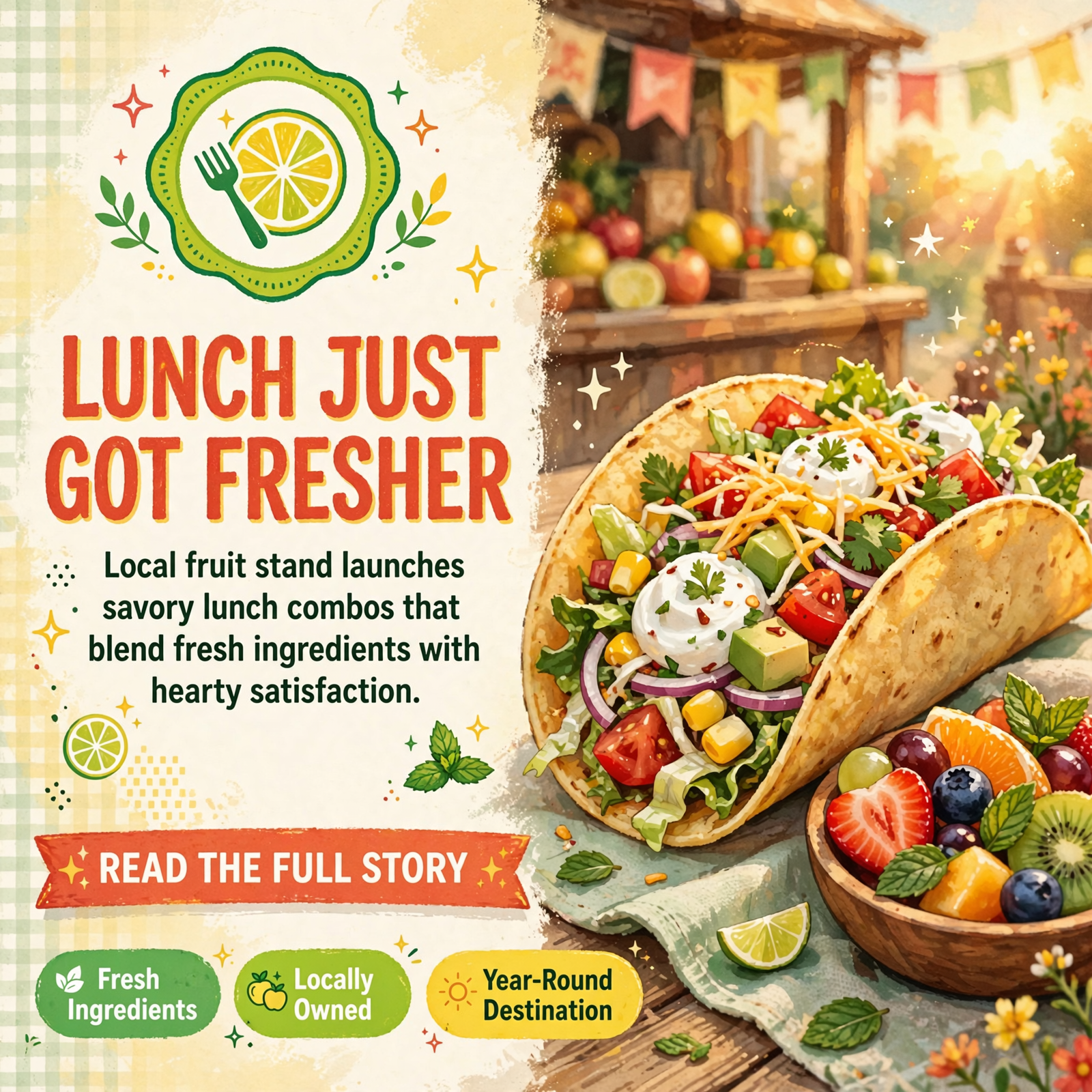 Featured image for "🌯 Mejia's CRAZY FRUIT Launches Daily Lunch Combos in Dayton"