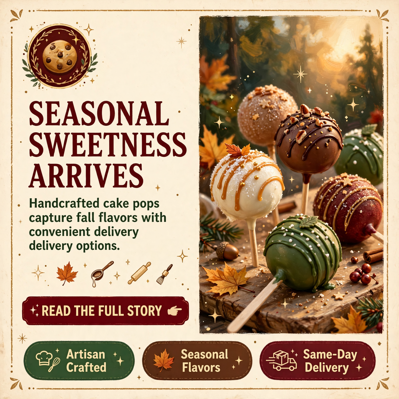 πͺ Cake Pops By Chelsey Brings Seasonal Flavors to Dunlap β Featured Image Featured image for "πͺ Cake Pops By Chelsey Brings Seasonal Flavors to Dunlap"
