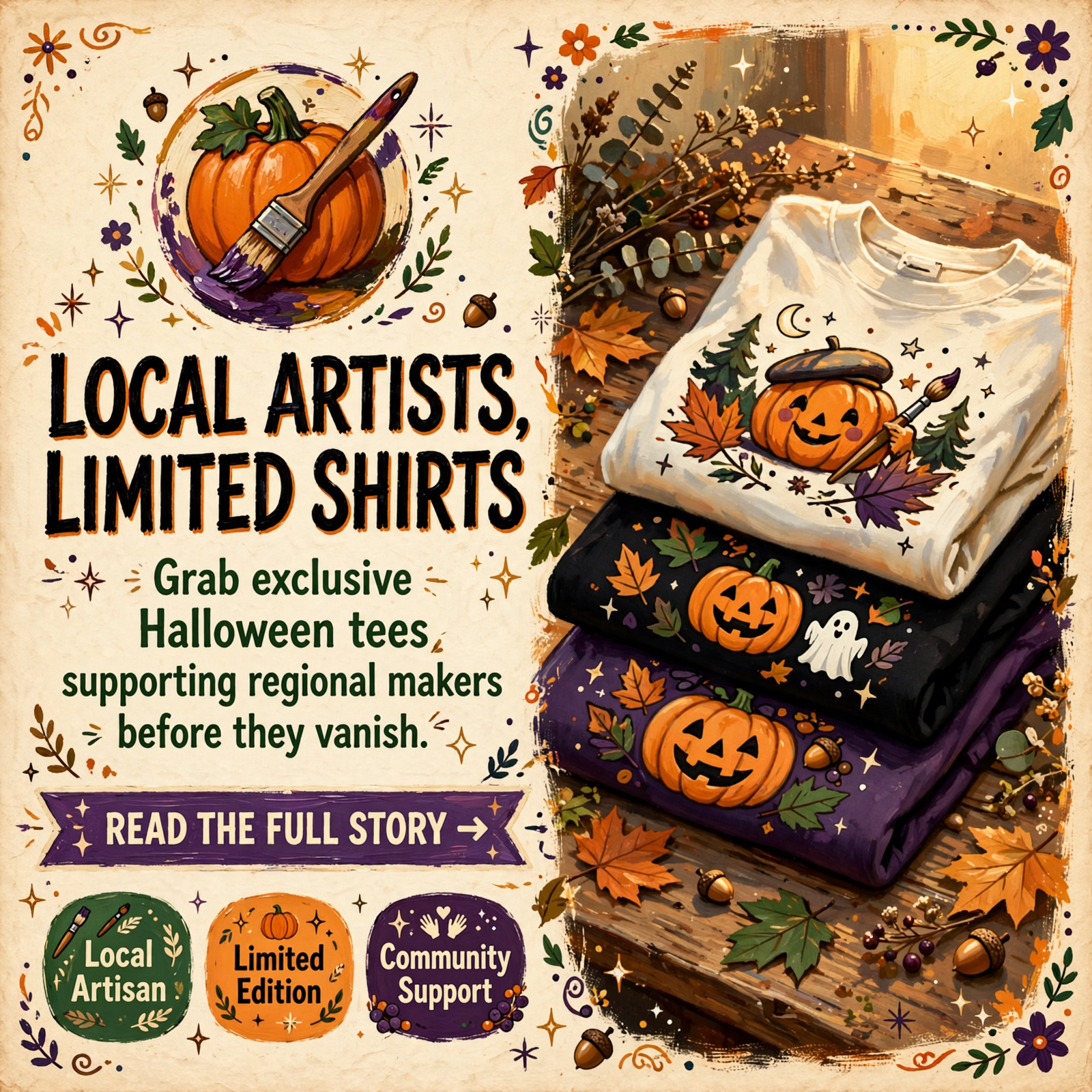 Featured image for "🎃 Limited Edition Halloween Shirts on Sale at Harrison Bay State Park Gift Shop"