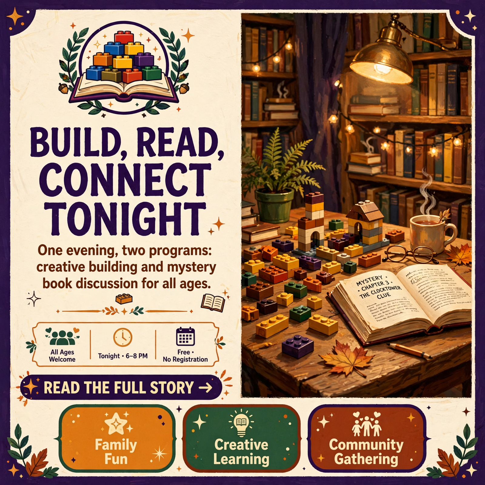 π§±π Double Feature at Sequatchie County Public Library : LEGO Night and Book Club β Featured Image Featured image for "π§±π Double Feature at Sequatchie County Public Library : LEGO Night and Book Club"