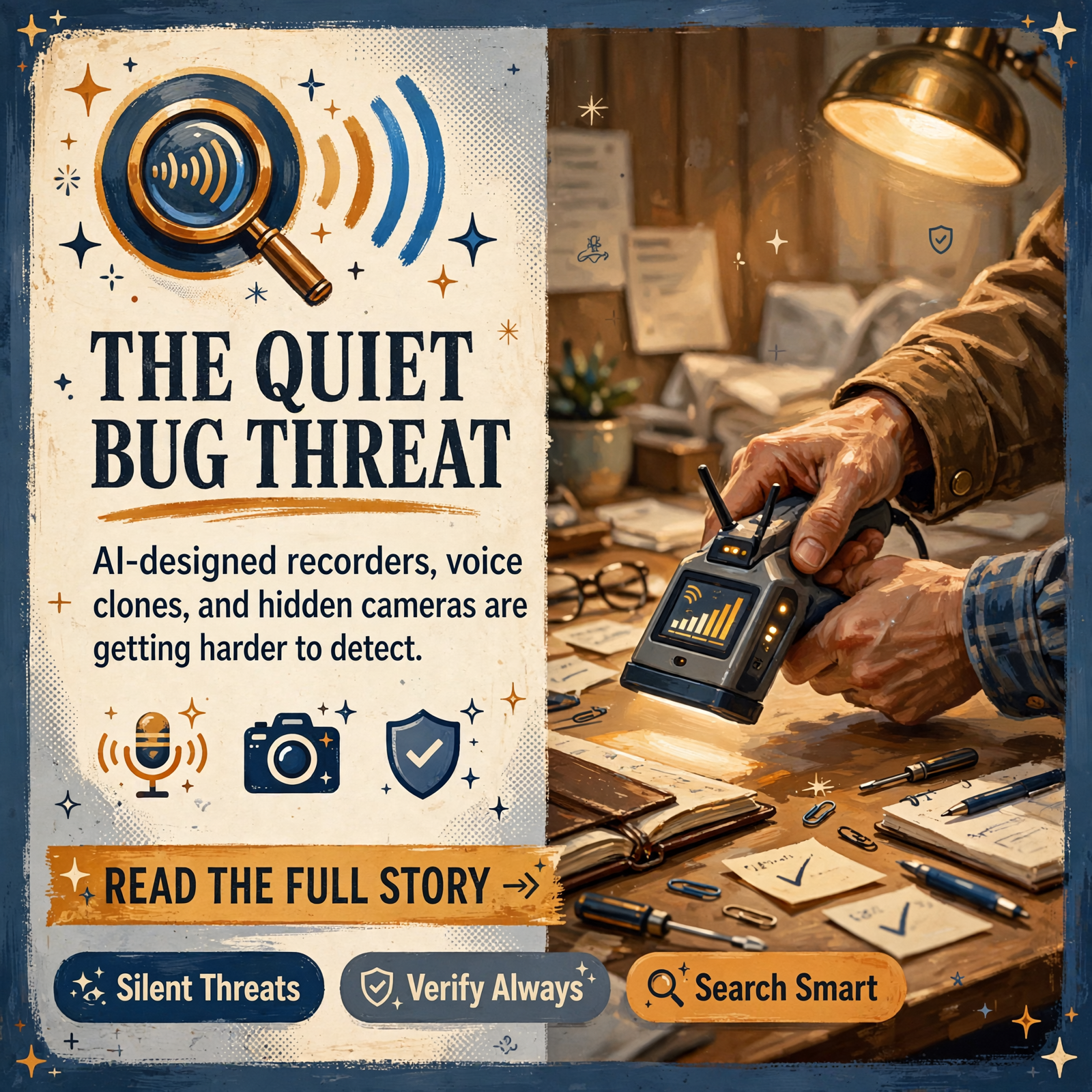 Featured image for "🔧 A Chatbot-Built Bug, Glasses Banned at the Pool, and a Sheriff's Voice That Wasn't His"