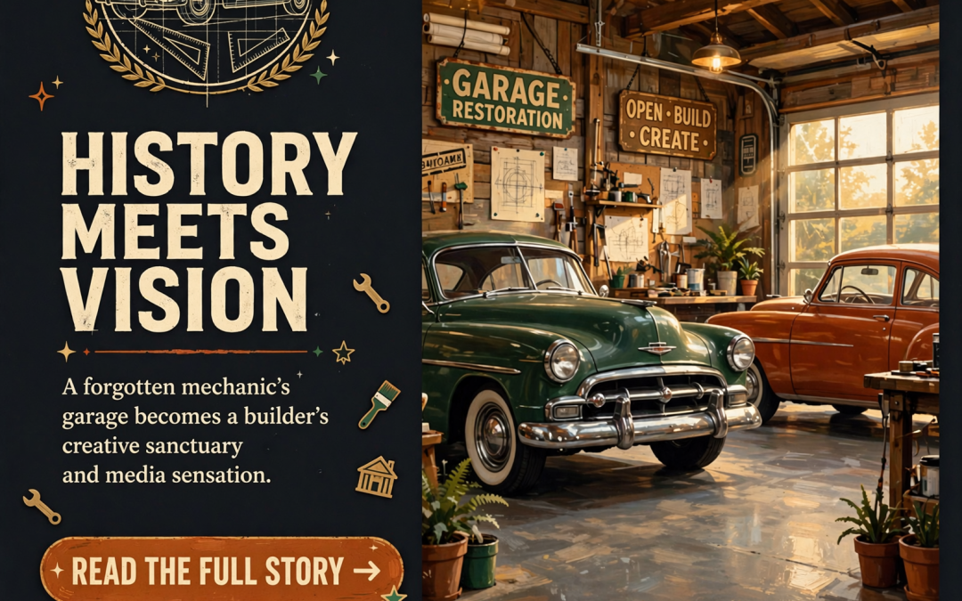 🏛️ Ooltewah’s Historic Garage Transformed: Josh Cain Featured in CityScope Magazine