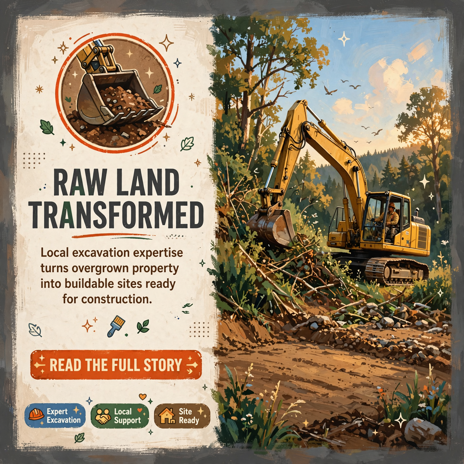 Featured image for "🚜 MCL Excavating Offers Land Clearing & Site Preparation in Dayton"