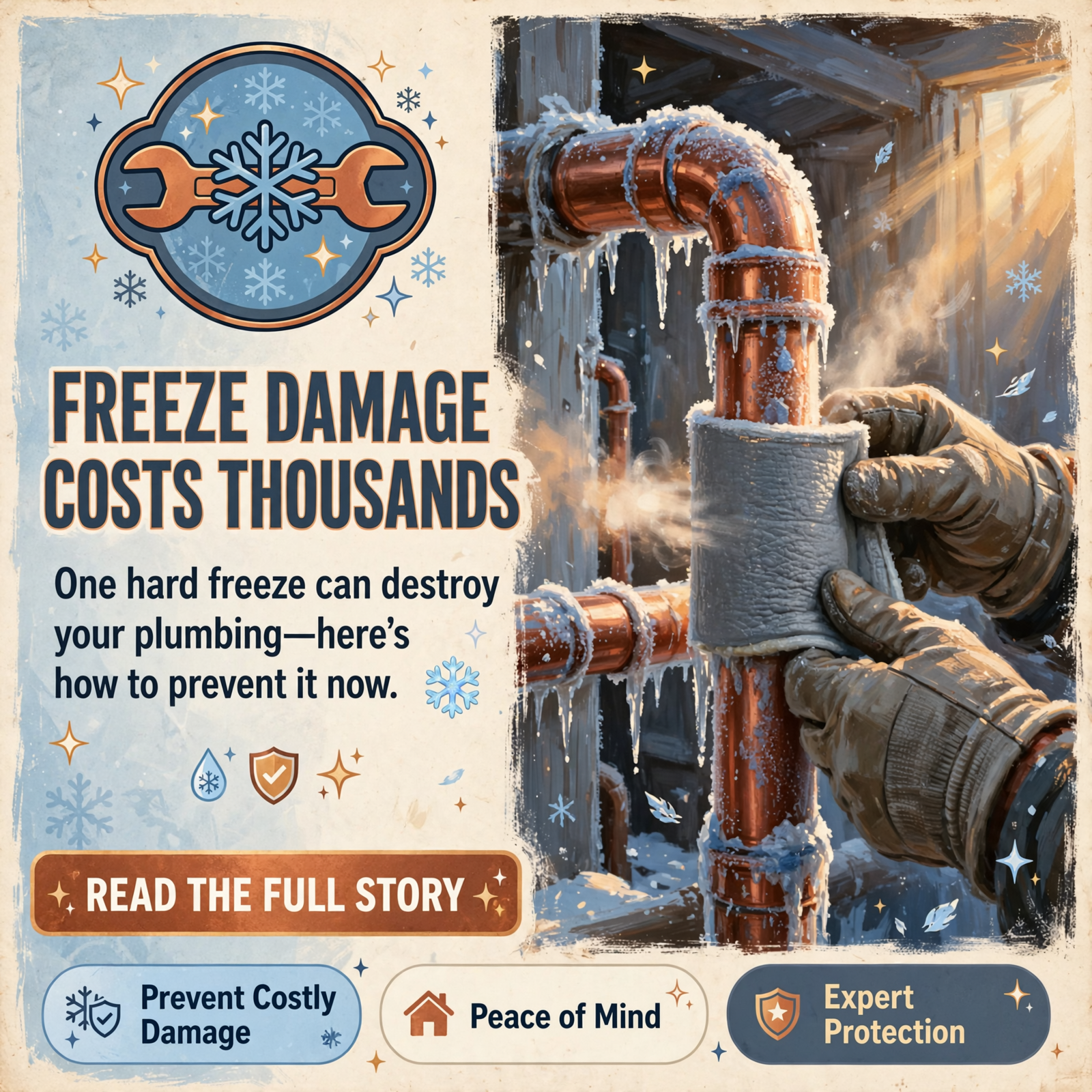 Featured image for "❄️ Prepare Your Home and Camper for Winter Freeze - Expert Tips and Seasonal Special"