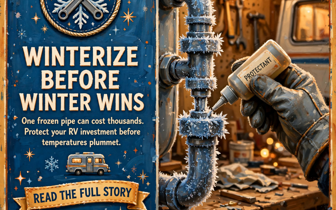 🚐 RV Winterization: Why Now Is the Time to Protect Your Investment