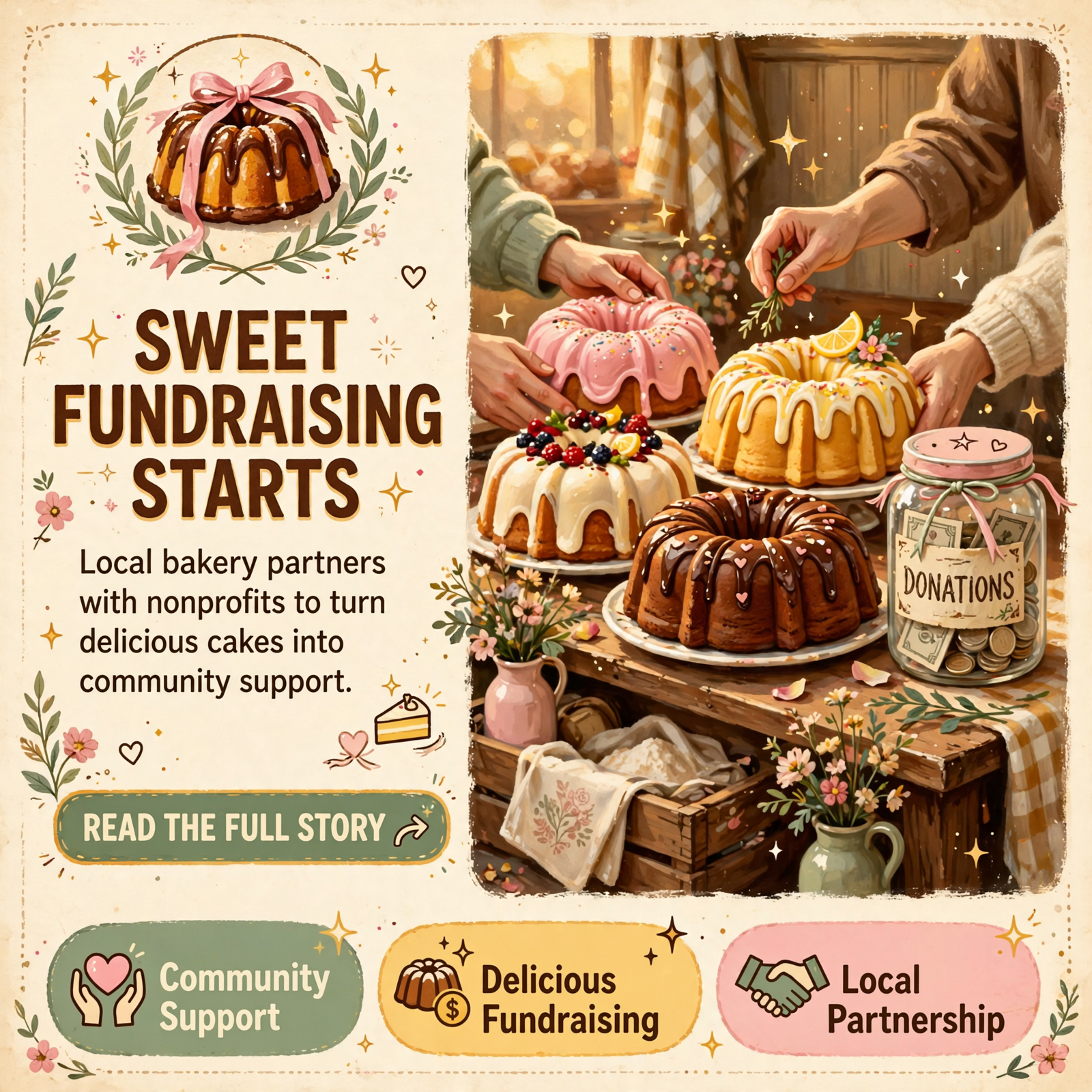 π§ Nothing Bundt Cakes Launches Fundraising Program to Support Local Causes β Featured Image Featured image for "π§ Nothing Bundt Cakes Launches Fundraising Program to Support Local Causes"