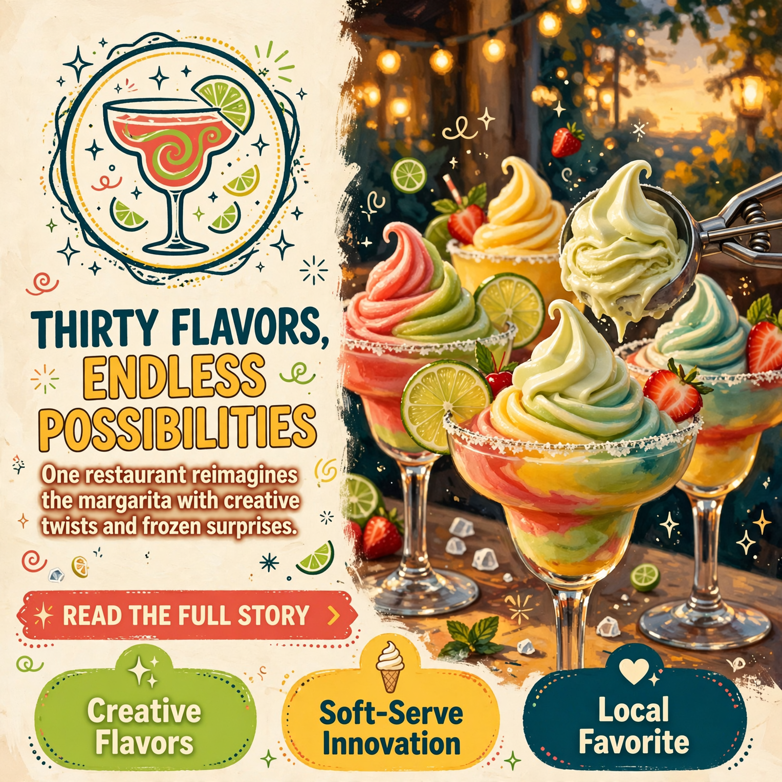 Featured image for "🍹 Fiesta Jalisco Serves Up 30+ Margarita Flavors and Soft-Serve Surprises"