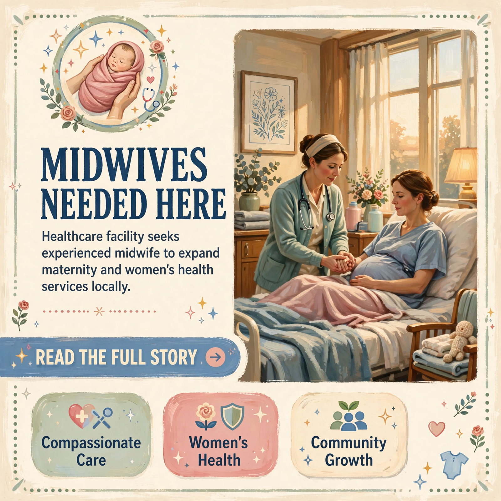 Featured image for "👶 Cumberland Medical Center Seeks Certified Nurse Midwife in Crossville"