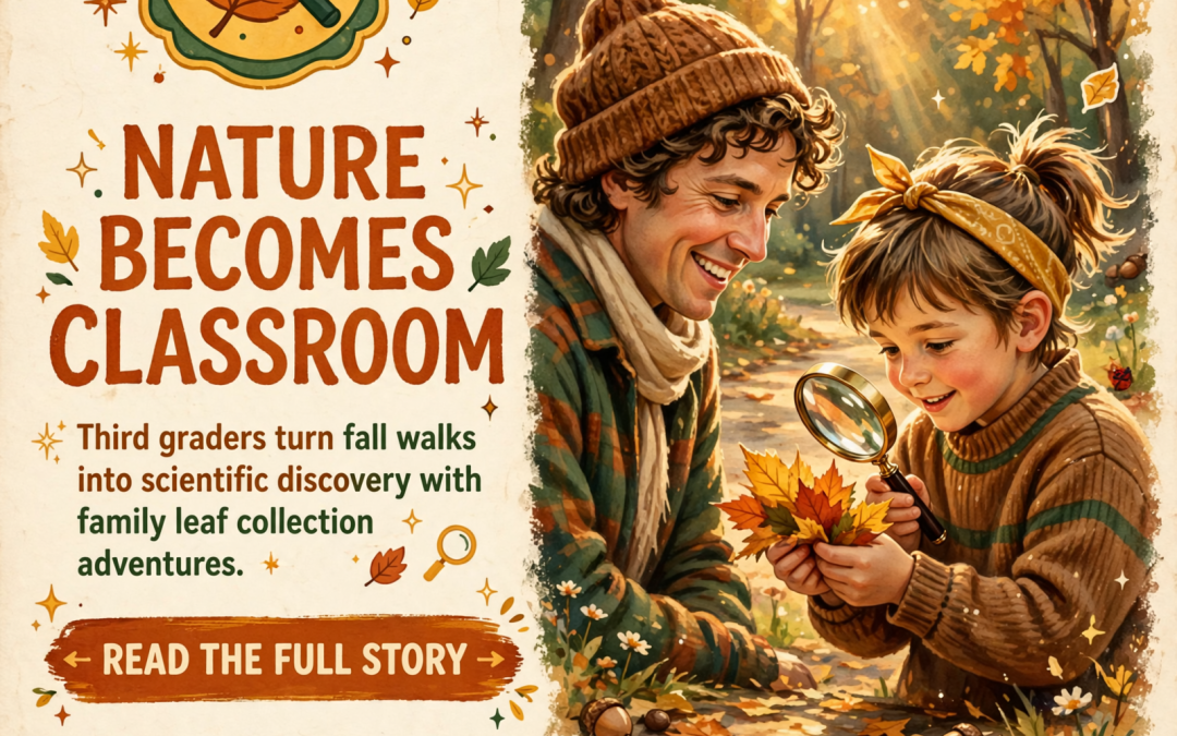 🍂 Mrs. Beth’s Third Grade Science Brings Fall Learning to Life with Leaf Collection Project