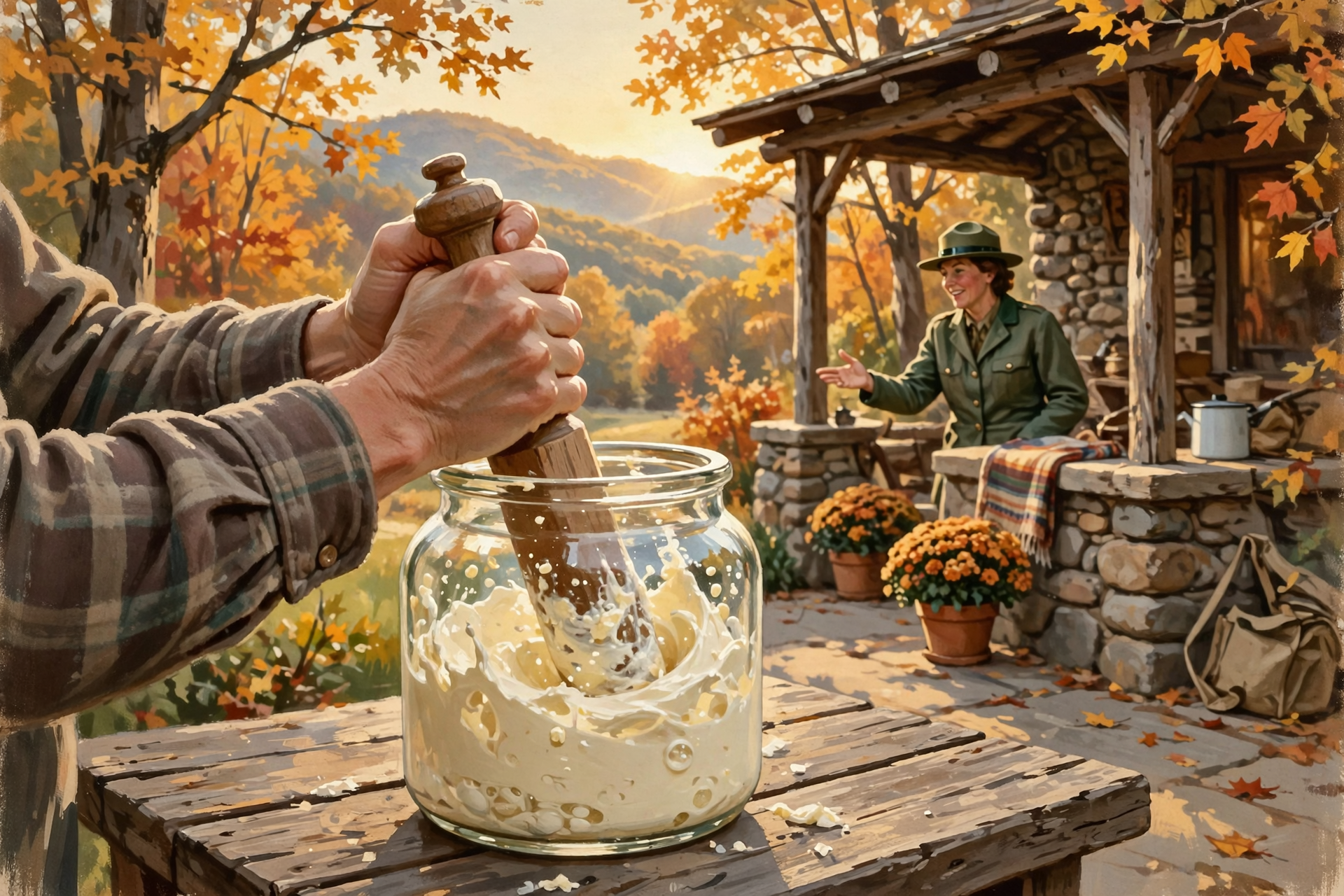Illustration for 🧈 Tour a Homestead House, Meet the Raptors and Shake Your Own Butter at Cumberland Mountain