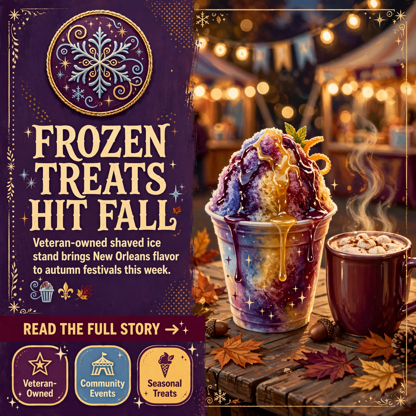 Featured image for "🍧 The Frozen Frenzy Brings Fall Festival Season to Local Events"