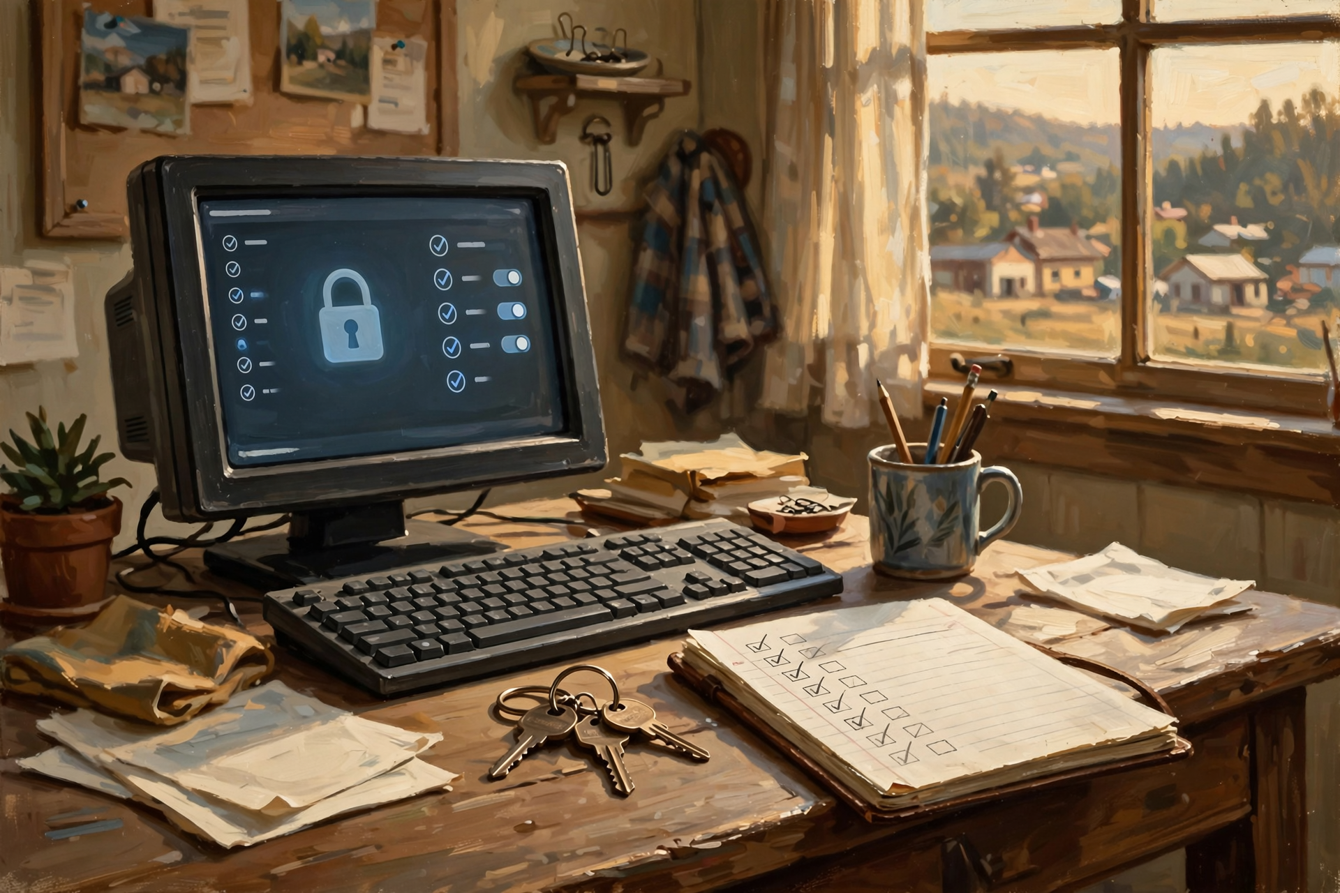 Illustration for 🔑 Microsoft: Give AI Helpers a Key Ring, Not a Master Key