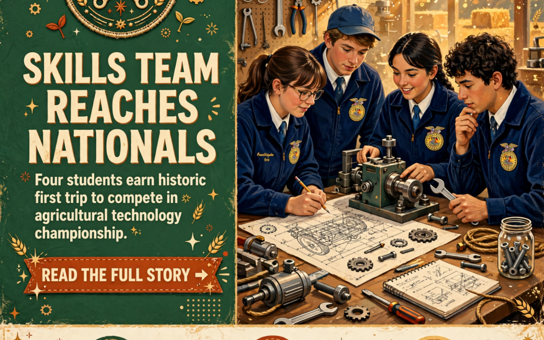 🏆 Van Buren High School FFA Skills Team Heads to Nationals in Indianapolis