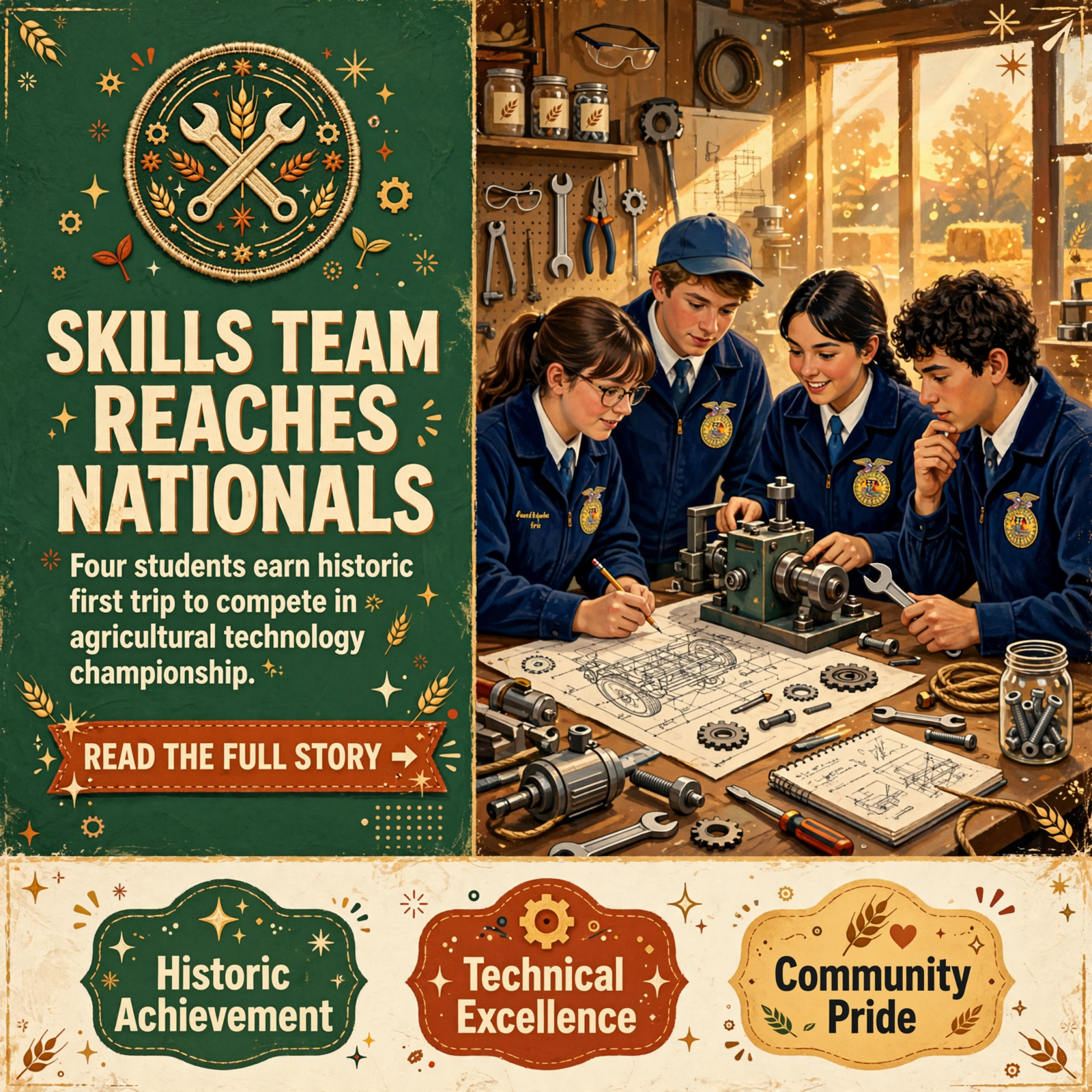 Featured image for "🏆 Van Buren High School FFA Skills Team Heads to Nationals in Indianapolis"