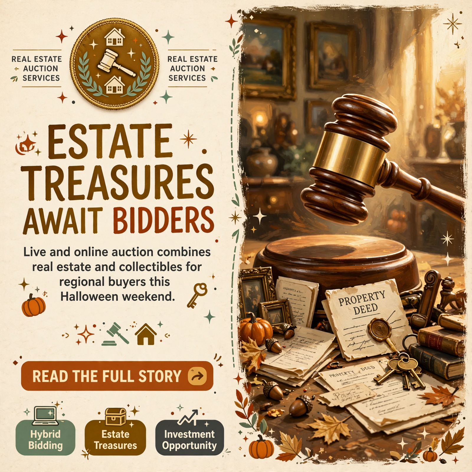 Featured image for "🏘️ Estate Auction Scheduled for October 31st in McMinnville"