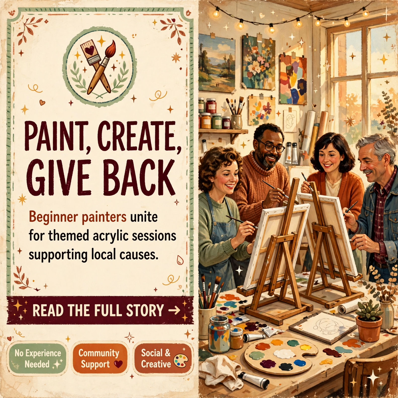 Featured image for "🎨 Acrylic Painting Parties in Dayton - No Experience Needed"