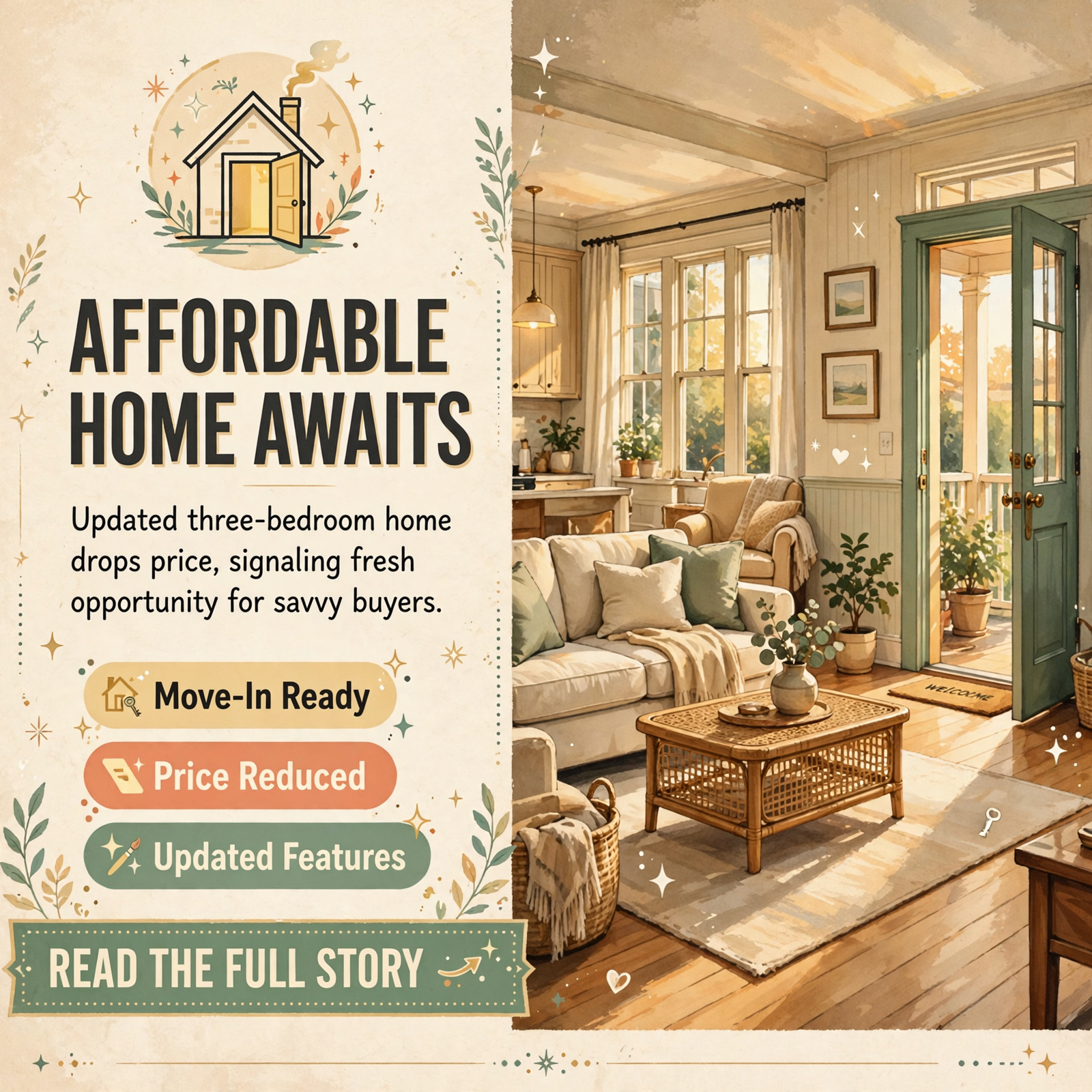 Featured image for "🏡 Price Reduction on McMinnville Home - 3-Bedroom at $267,900"
