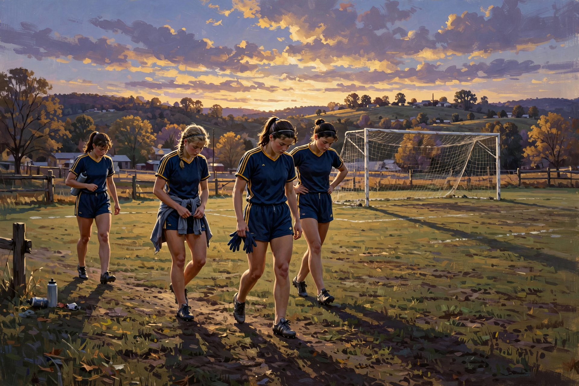 Illustration for ⚽ Three Overtimes, One Proud Season: Hats Off to the Lady Indians