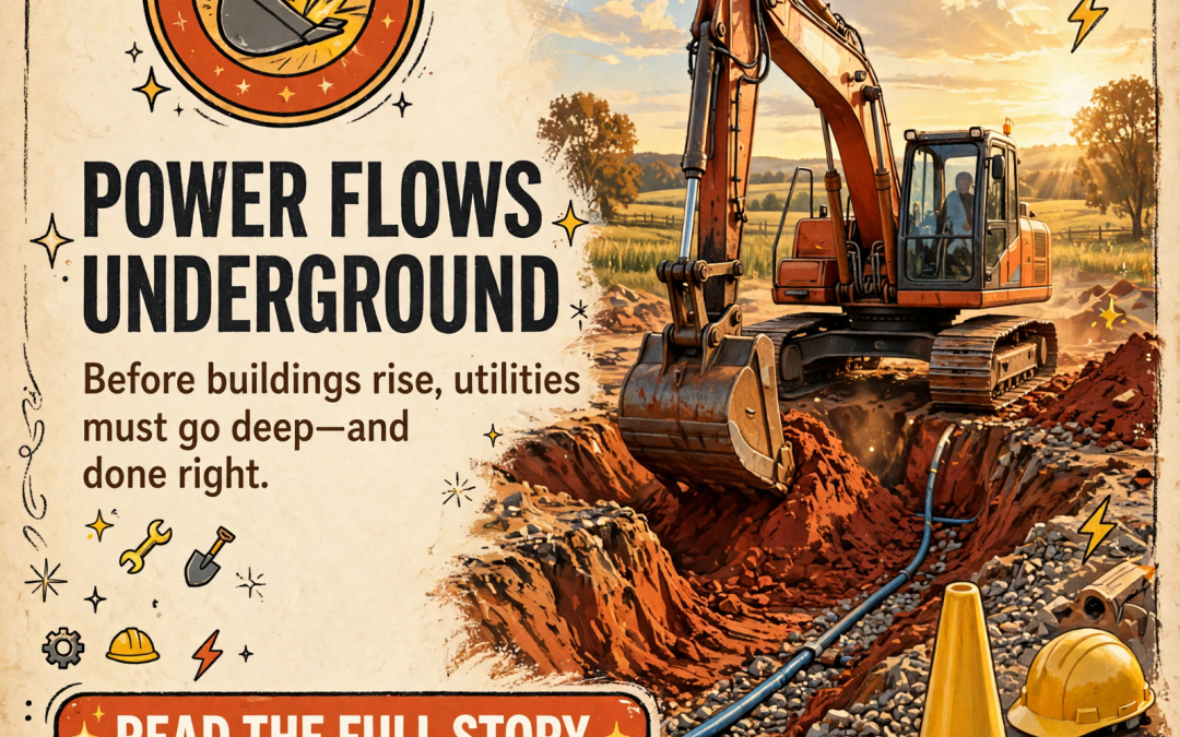 ⚡ Medley Excavating Digs 900 Feet of Primary Electric for Valley Property Projects