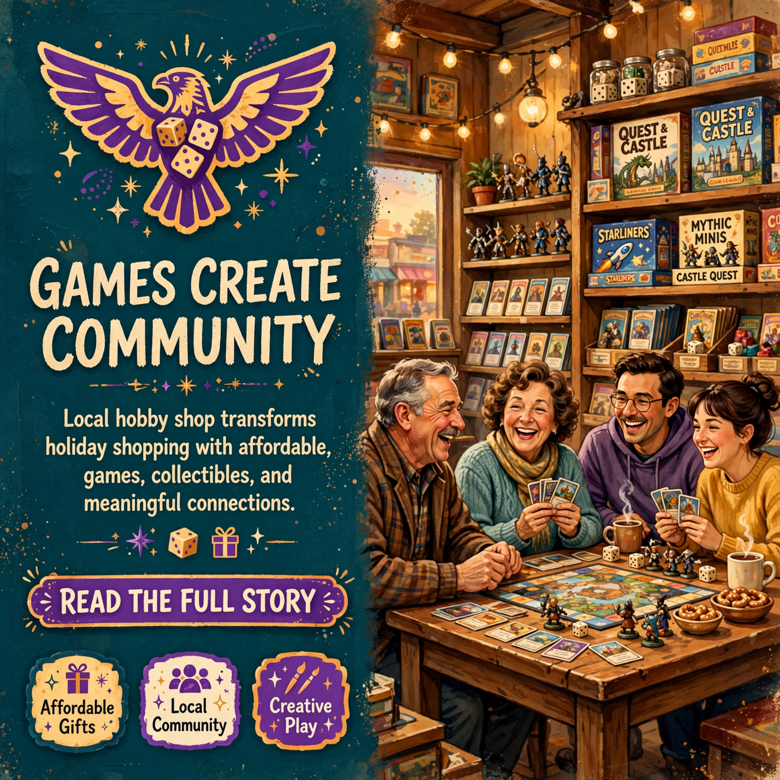 Featured image for "🎮 The Lazy Buzzard Offers Affordable Holiday Gifts and Games in Historic Downtown Pikeville"